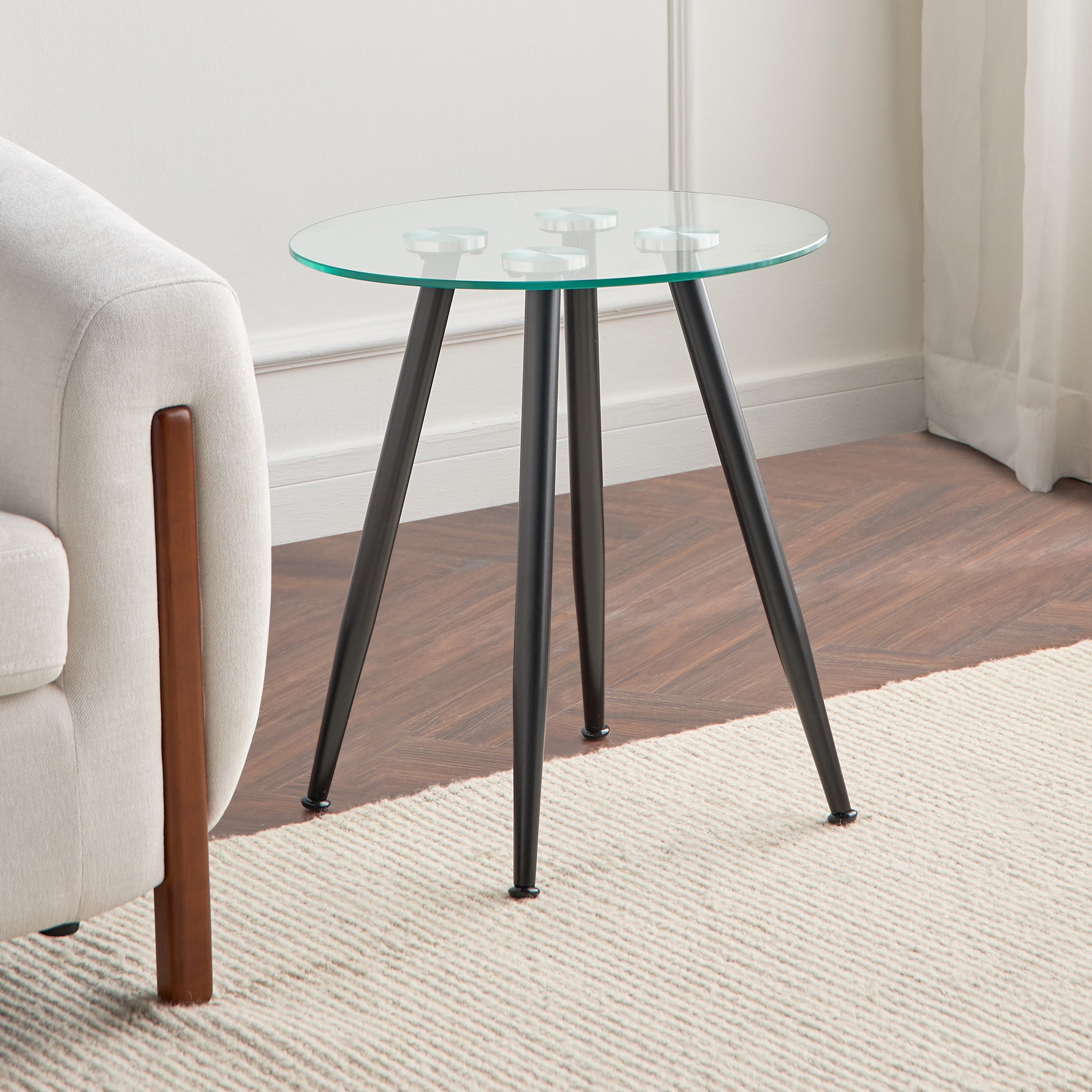 Shop Wilma Glass Top Side Table Online | Centrepoint Kuwait