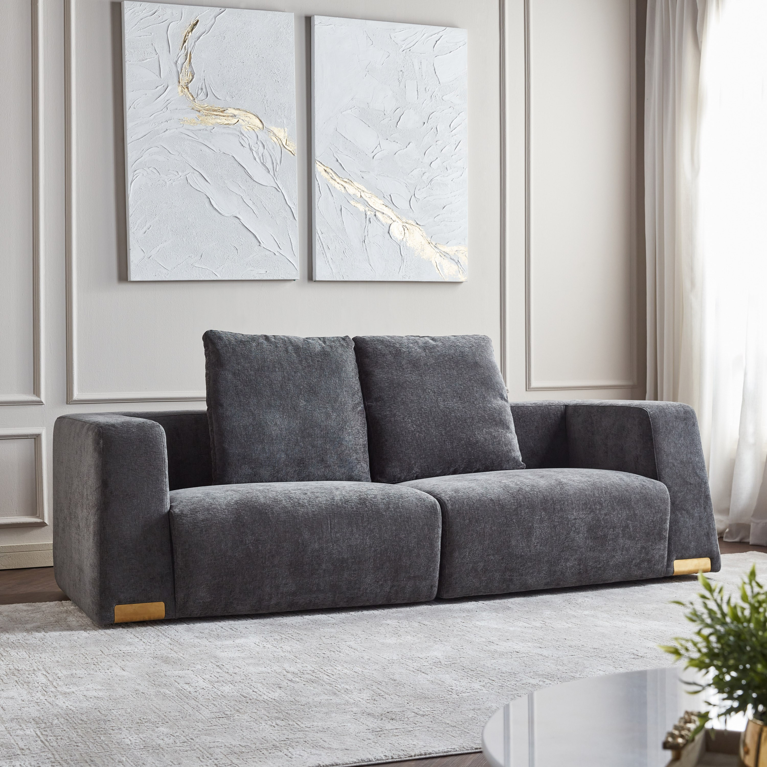 Orell 3-Seater Fabric Sofa