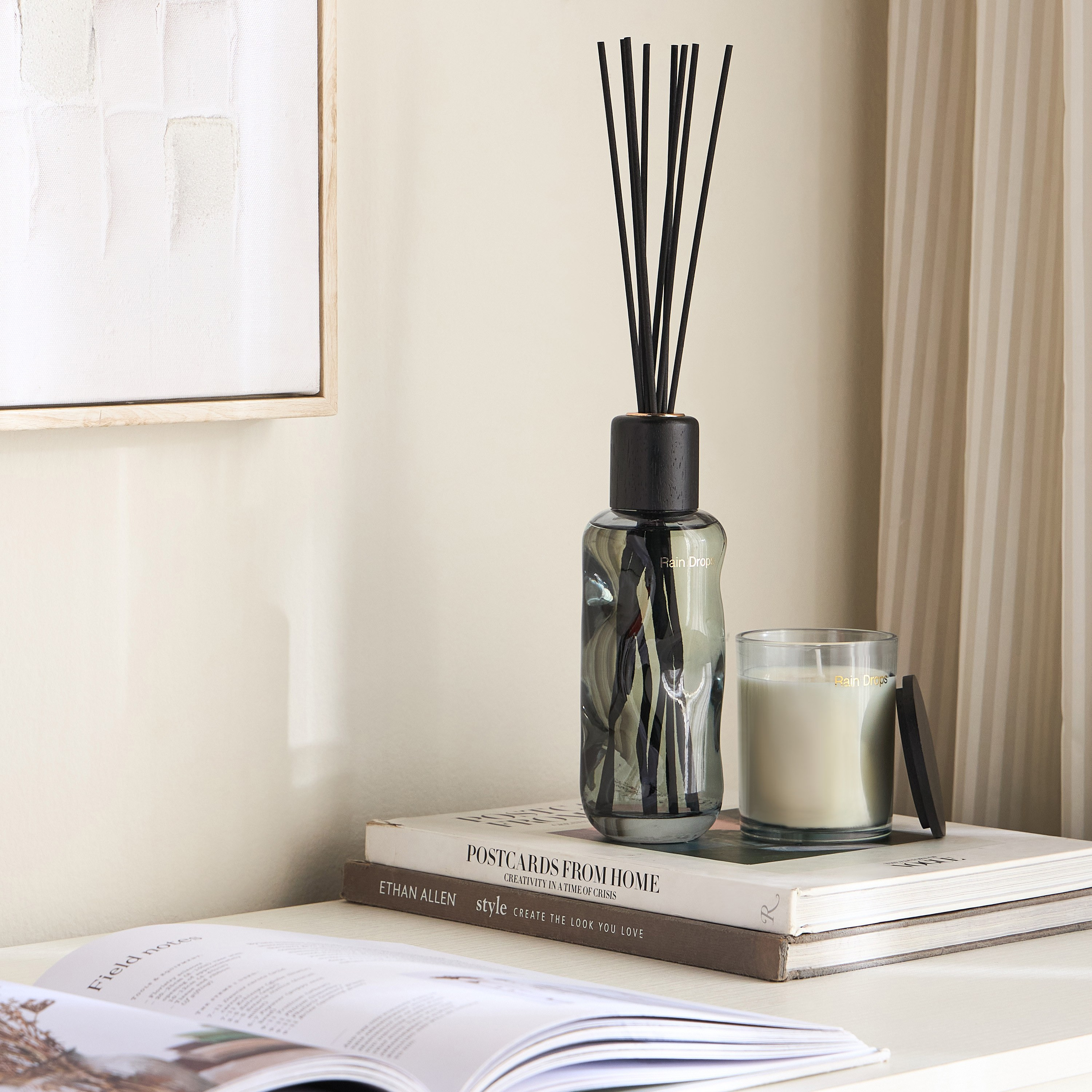 Bougie Rain Drops Scented Jar Candle - 25 h-household-homefragrance-candles-image-5