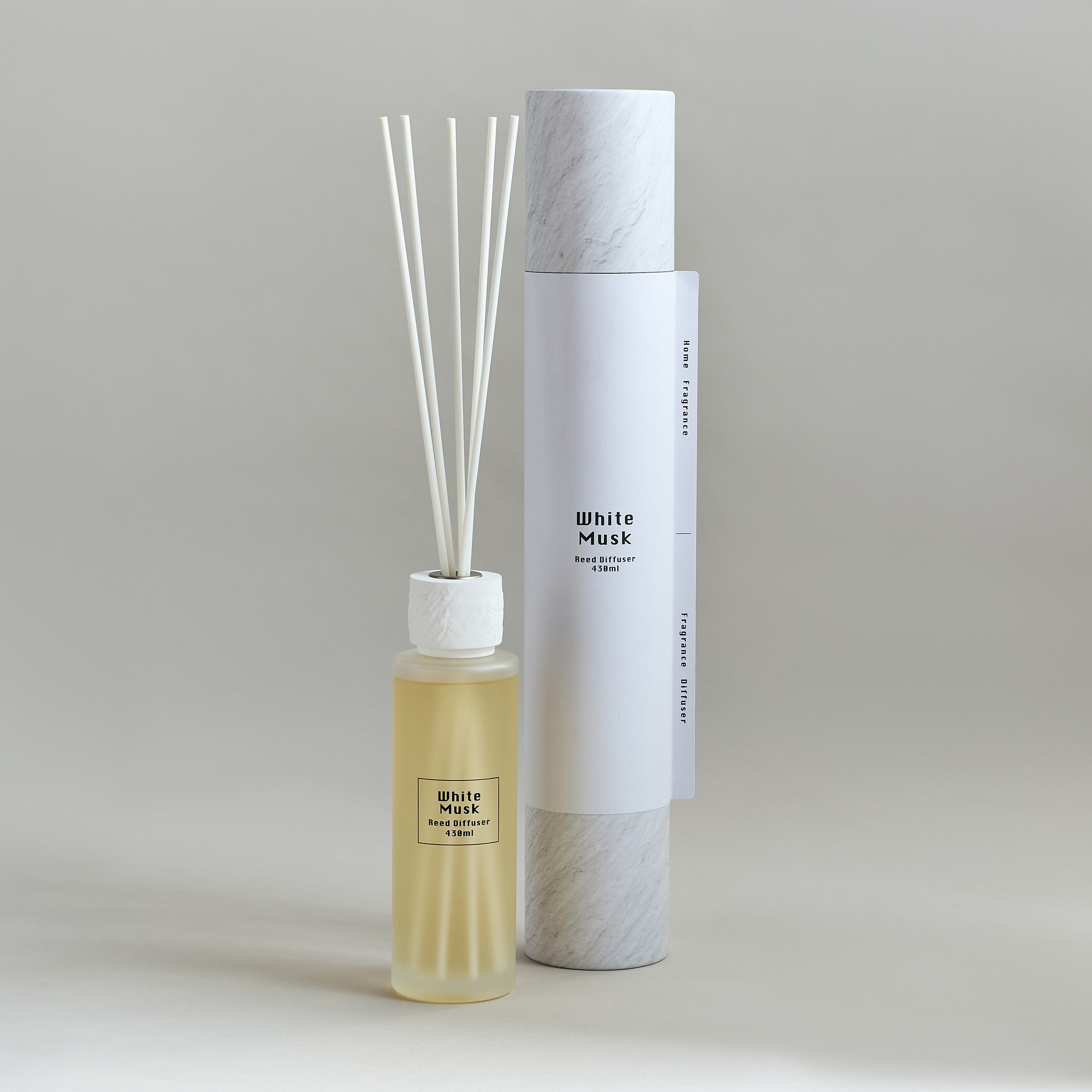 Raw White Musk Scented Reed Diffuser - 430 ml-household-homefragrance-reeddiffusers-image-2
