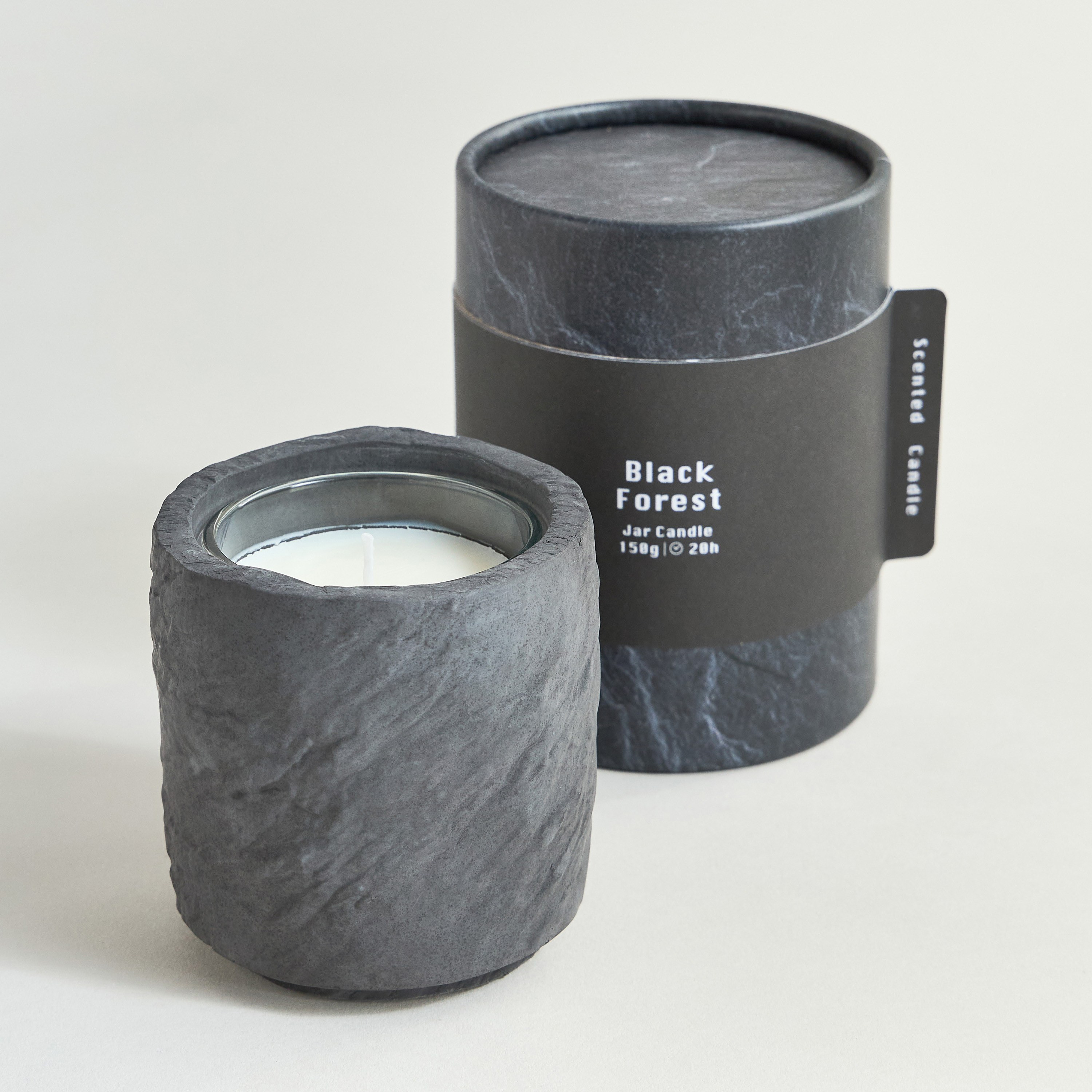 Raw Black Forest Scented Jar Candle - 20 h-household-homefragrance-candles-image-1