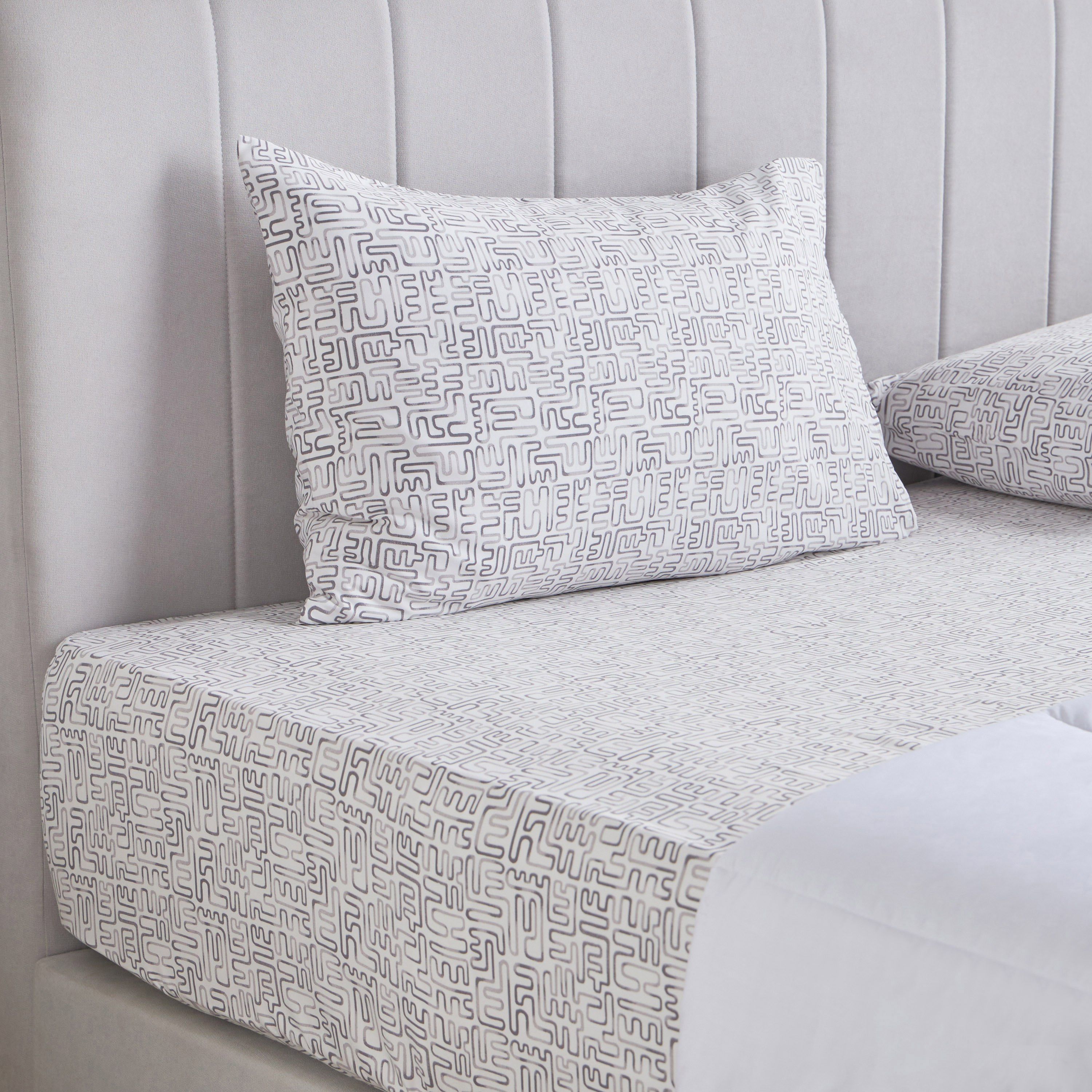 Amphora Queen Fitted Sheet - 160x200 cm-household-bedding-sheetsandpillowcases-fittedsheets-image-2