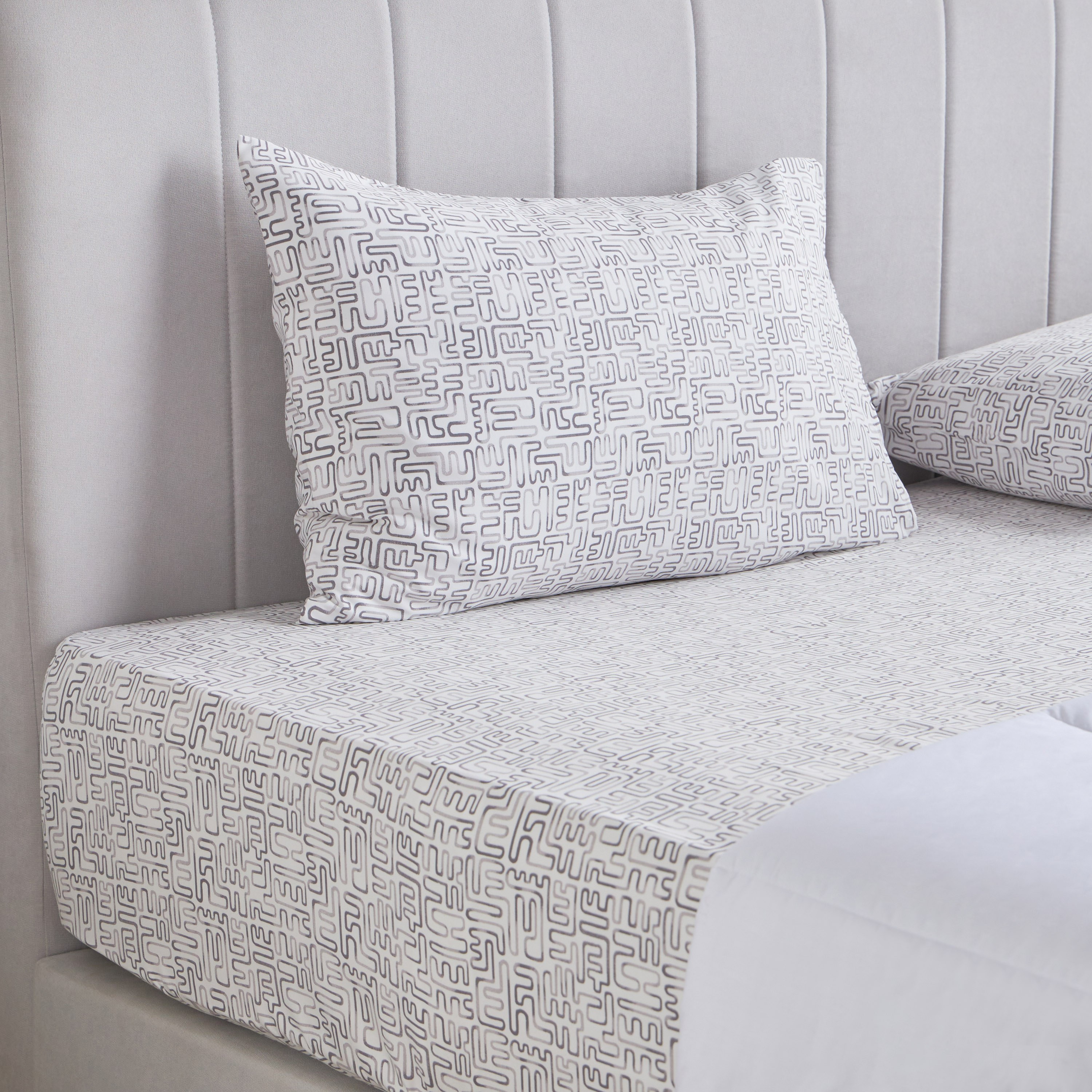 شرشف مطاطي سوبر كينج - أمفورا - 200×205 سم-household-bedding-sheetsandpillowcases-fittedsheets-image-2
