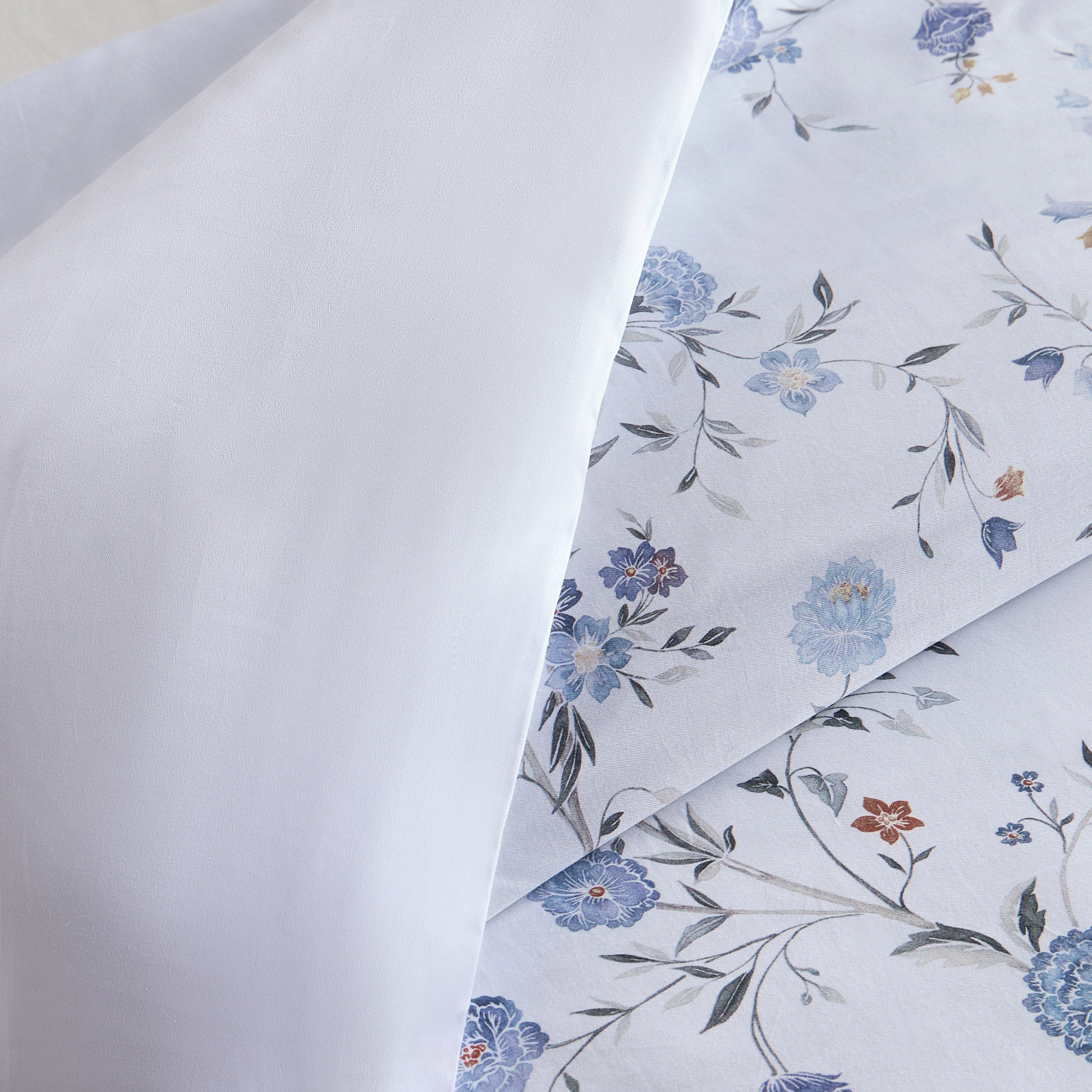Nella Floral Cotton 300 Thread Count 3-Piece Super King Duvet Cover Set - 220x260 cm-household-bedding-duvetandcovers-duvetcovers-image-3