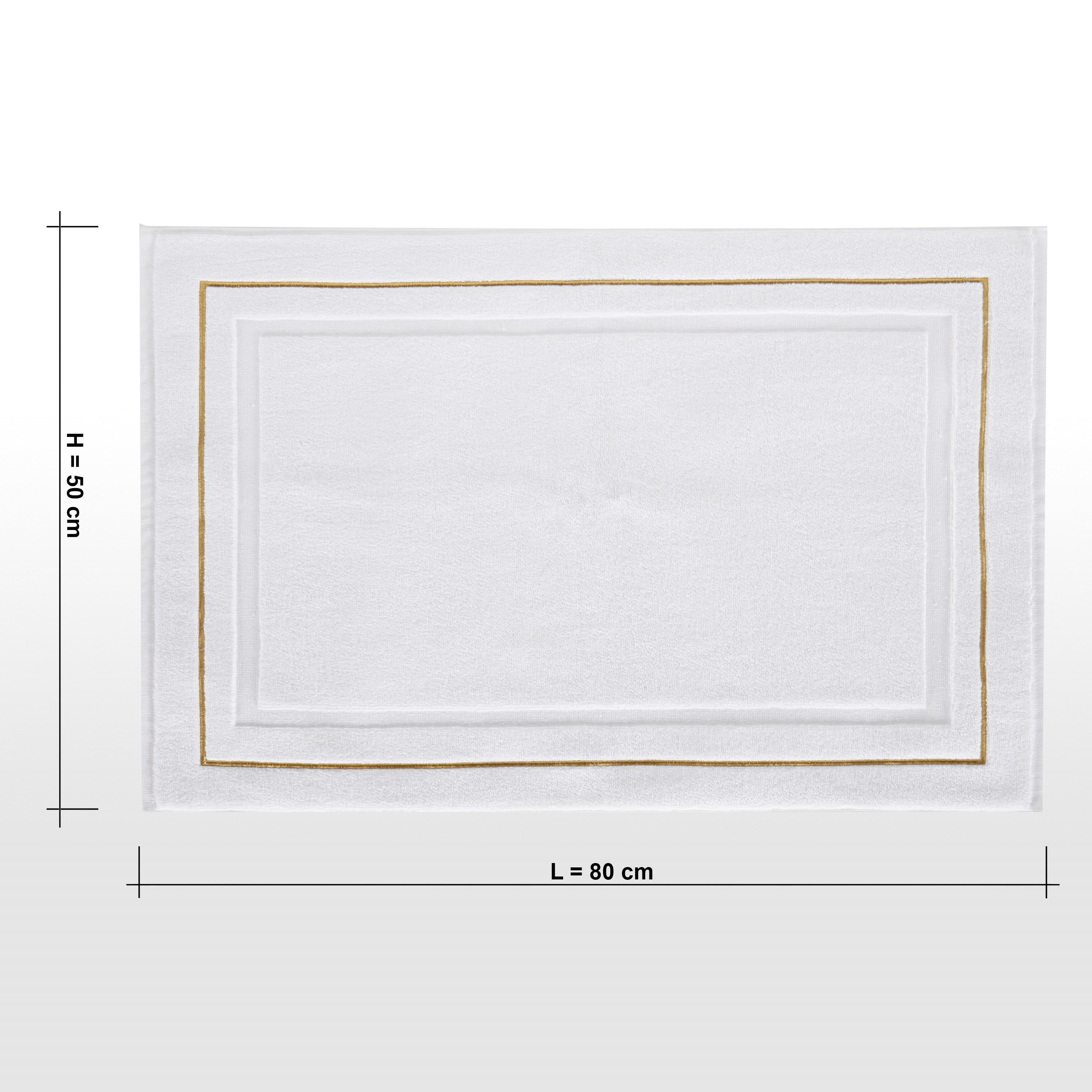 Egyptian Hotel Bath Mat - 50x80 cm-household-bathandlaundry-bathlinen-bathmatsandtubmats-image-4