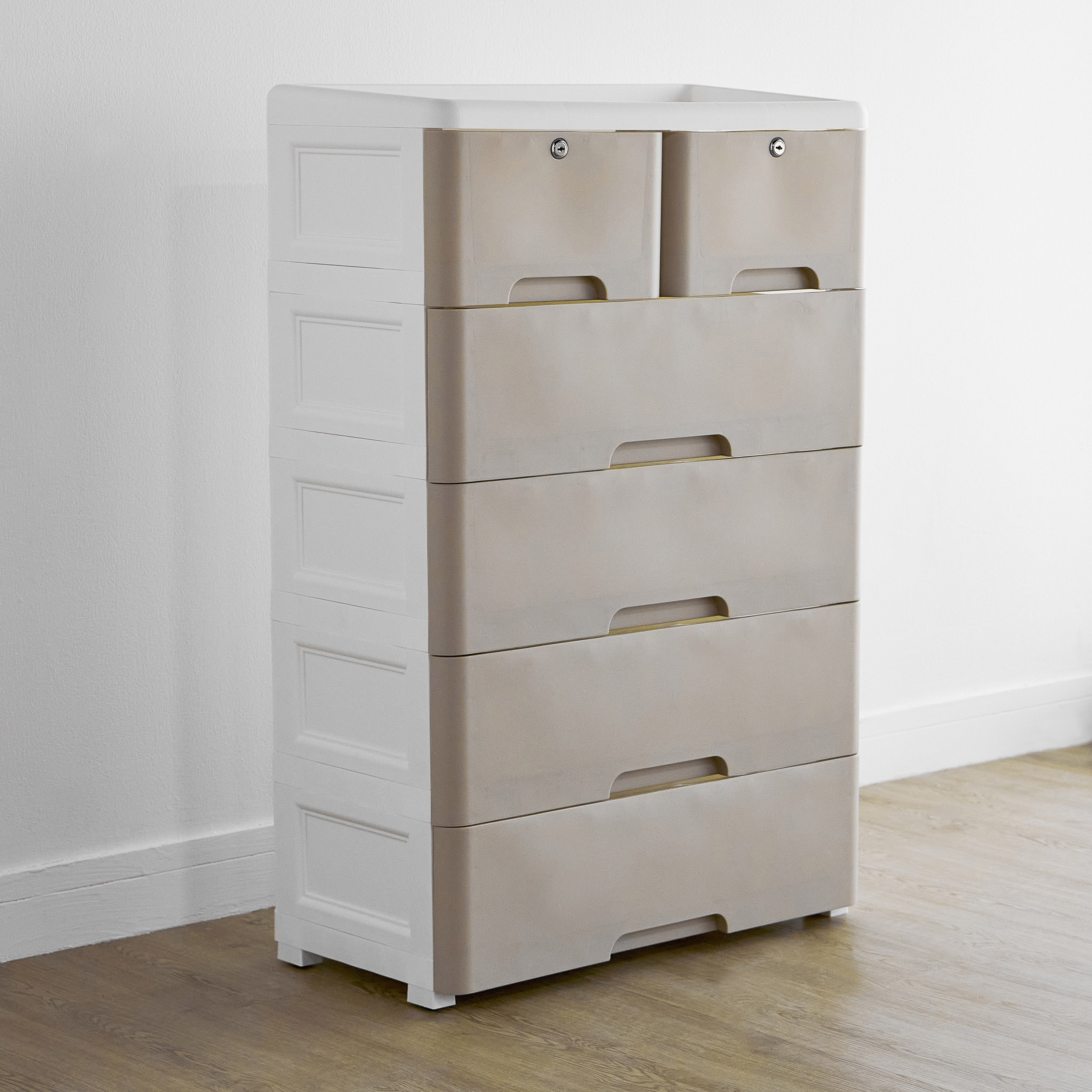 Mars 5-Tier Storage Rack Tower - 35x65 cm-household-storage-storagesolutions-drawercabinets-image-1