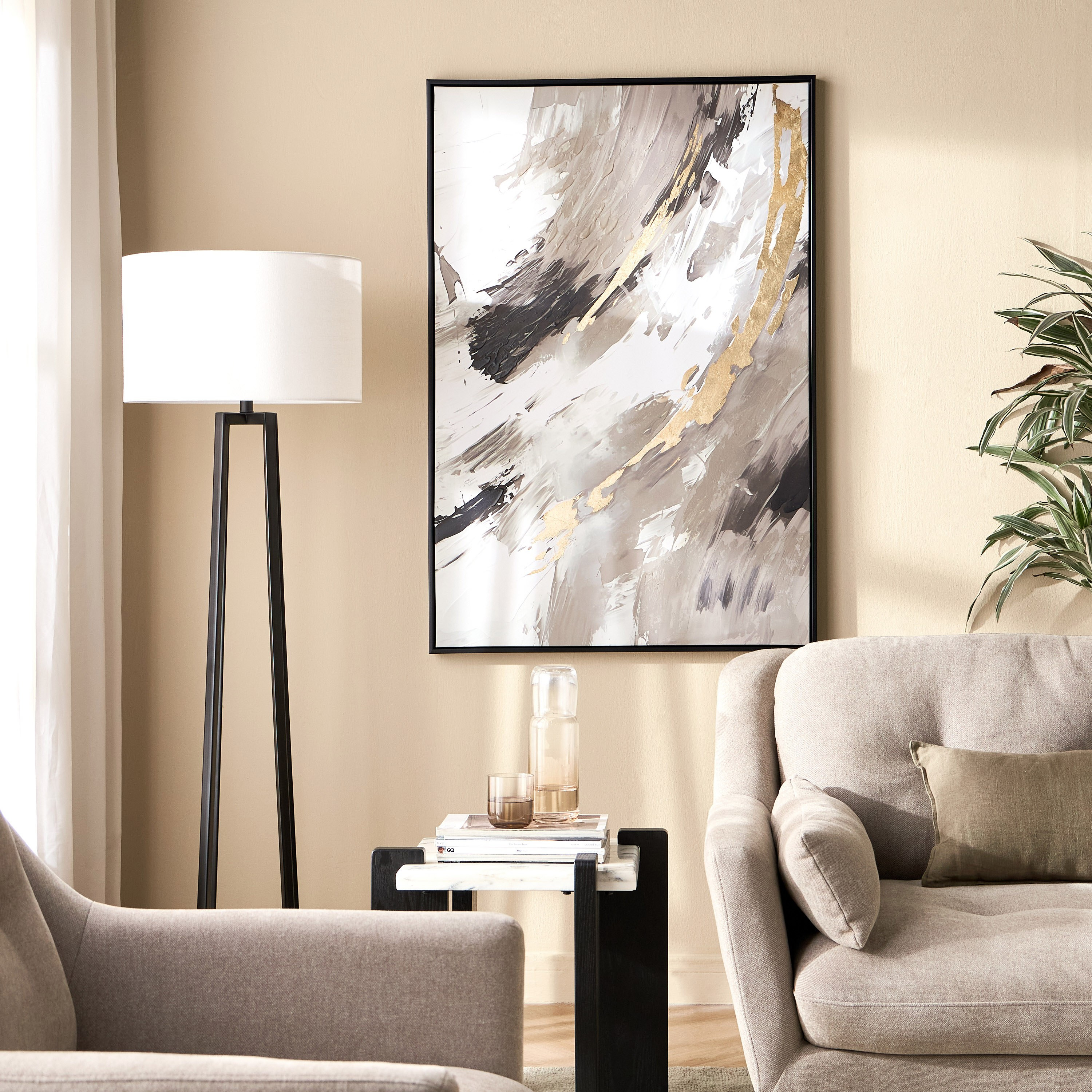 Amelia Framed Canvas Wall Art - 83x123 cm-household-walldecorandmirrors-wallart-image-4