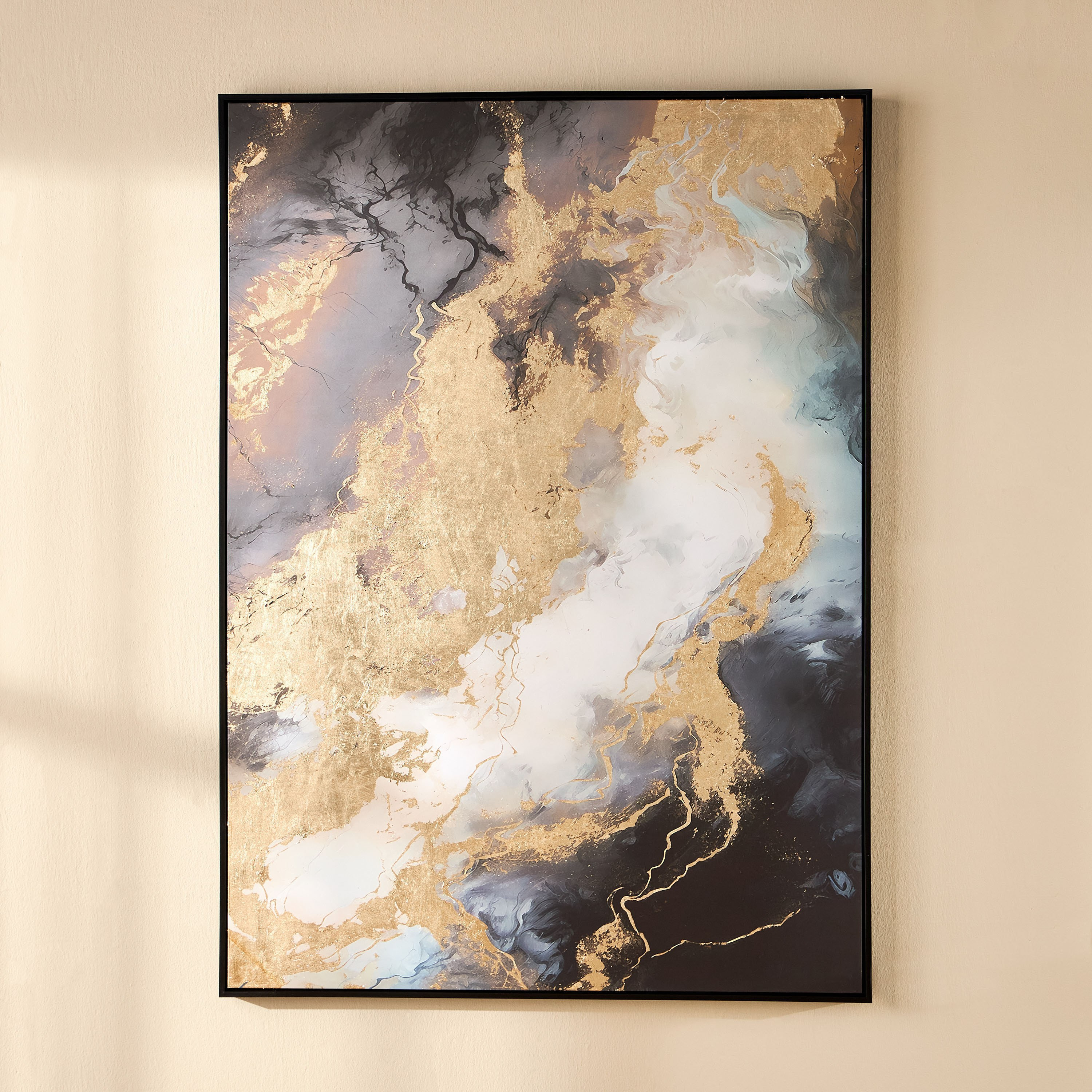 زينة حائط كانفاس مؤطرة - روزا - 103x143 سم-household-walldecorandmirrors-wallart-image-1