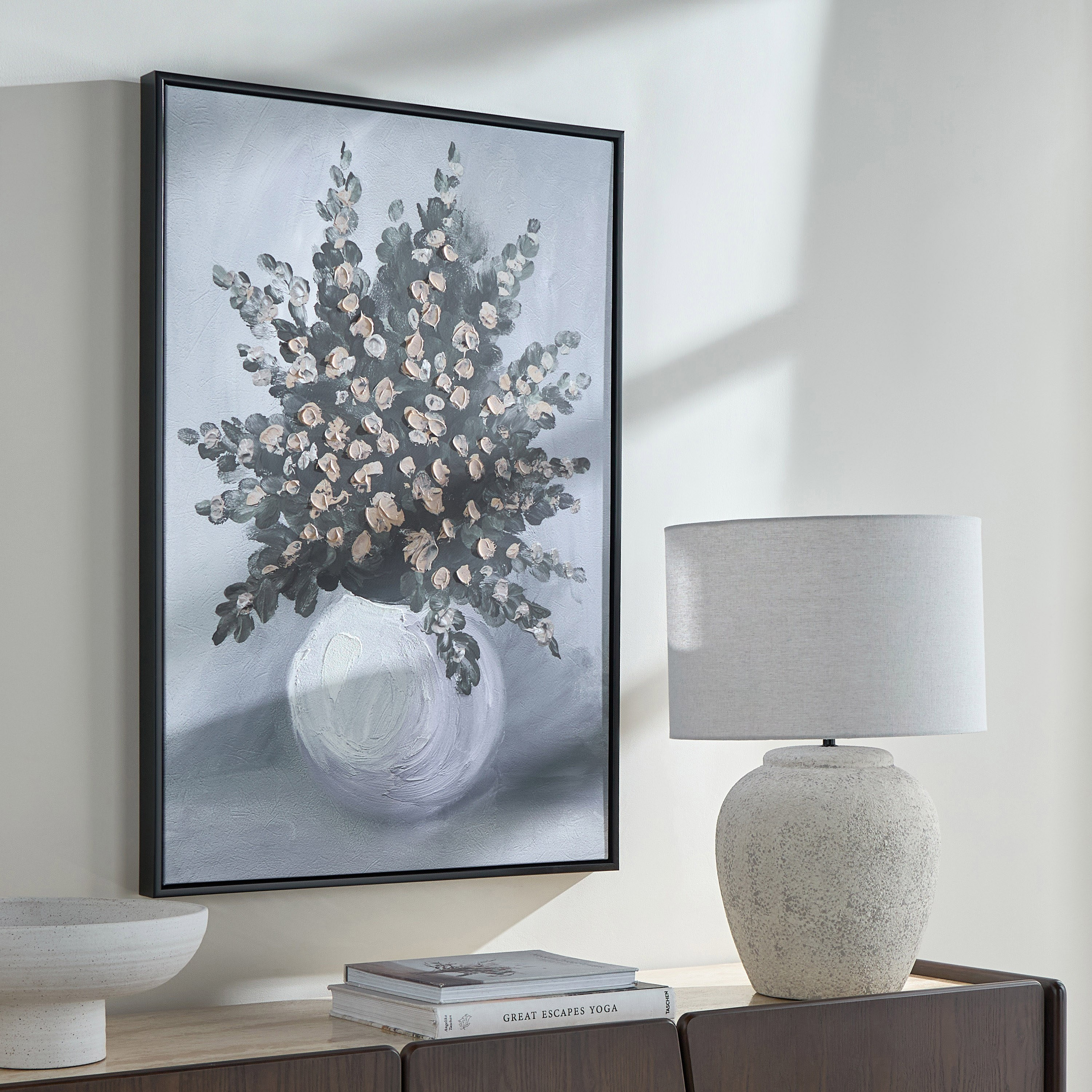 زينة حائط كانفاس مؤطرة - مادلين - 63x93 سم-household-walldecorandmirrors-wallart-image-4