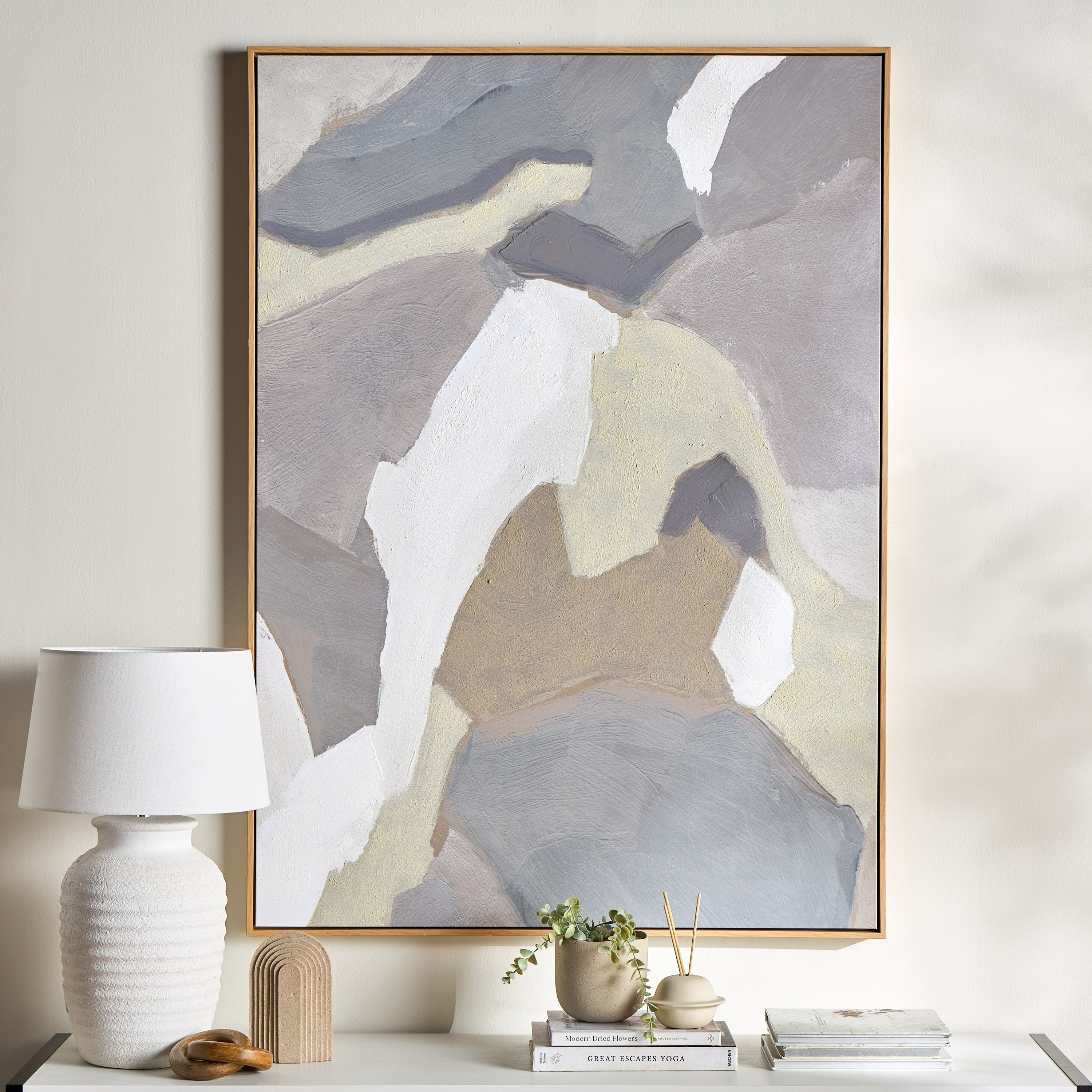 زينة حائط كانفاس مؤطرة - بياتريس- 103x143 سم-household-walldecorandmirrors-wallart-image-4