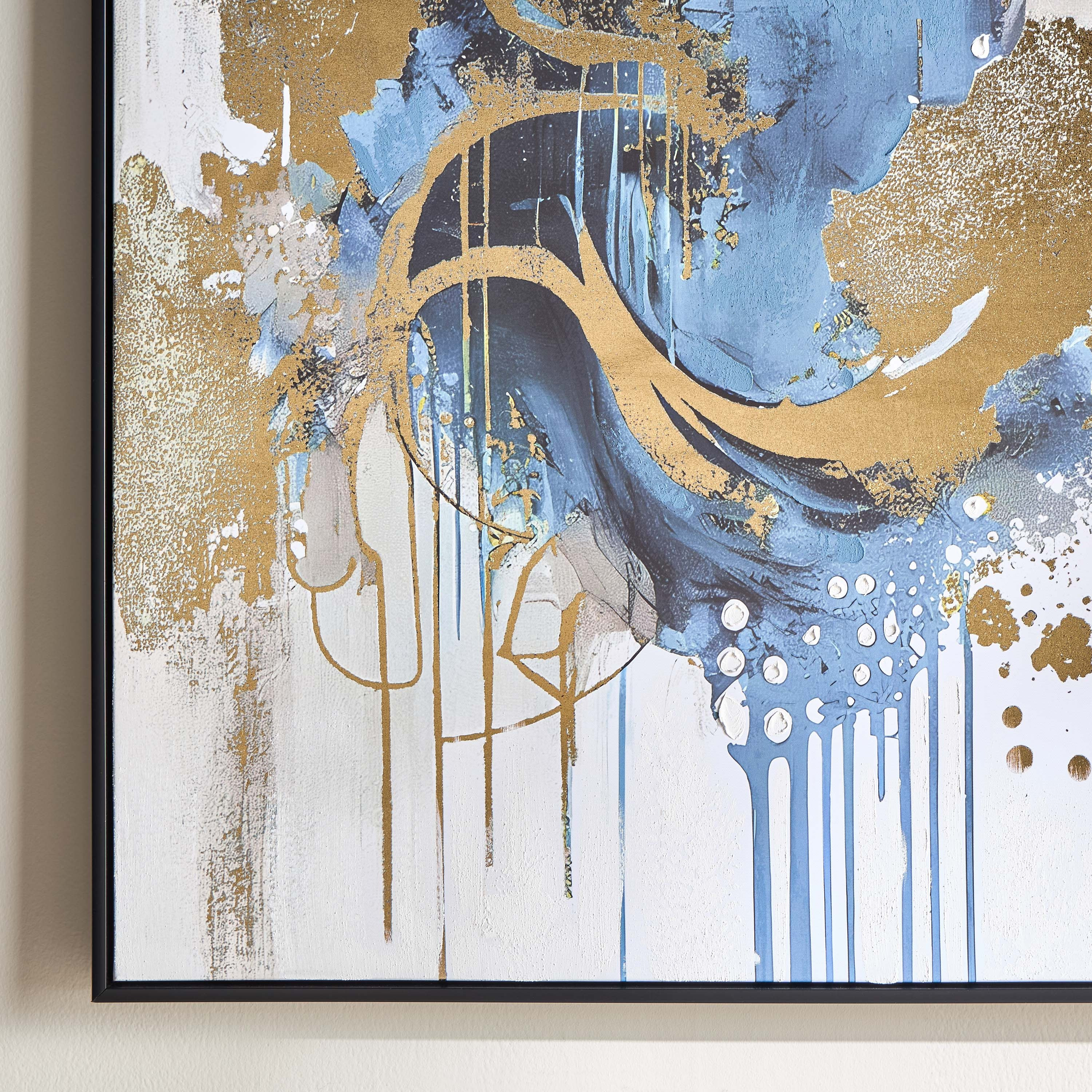زينة حائط كانفاس مؤطرة - تشارلوت - 83x123 سم-household-walldecorandmirrors-wallart-image-3
