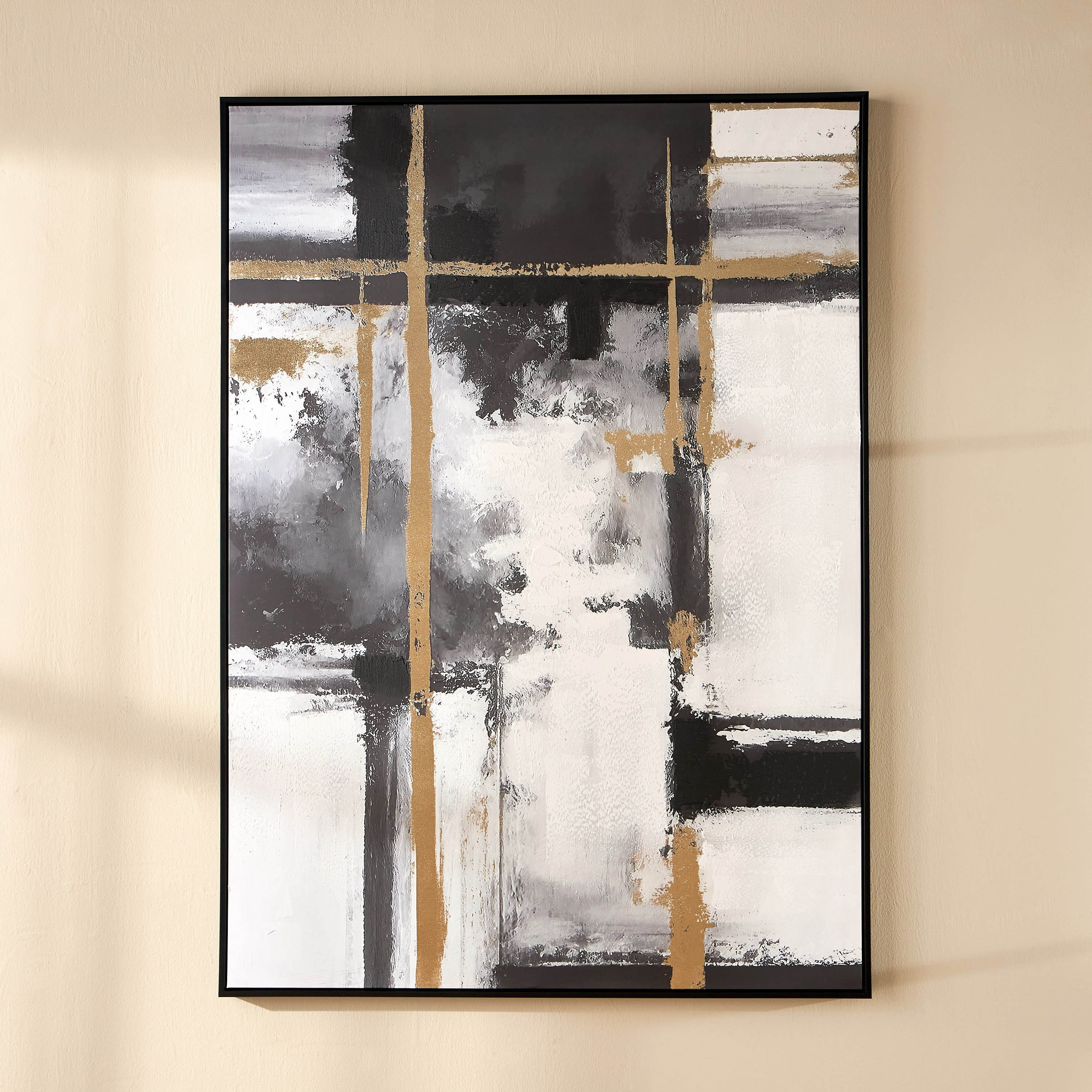 زينة حائط كانفاس مؤطرة - إلينا - 103x143 سم-household-walldecorandmirrors-wallart-image-1