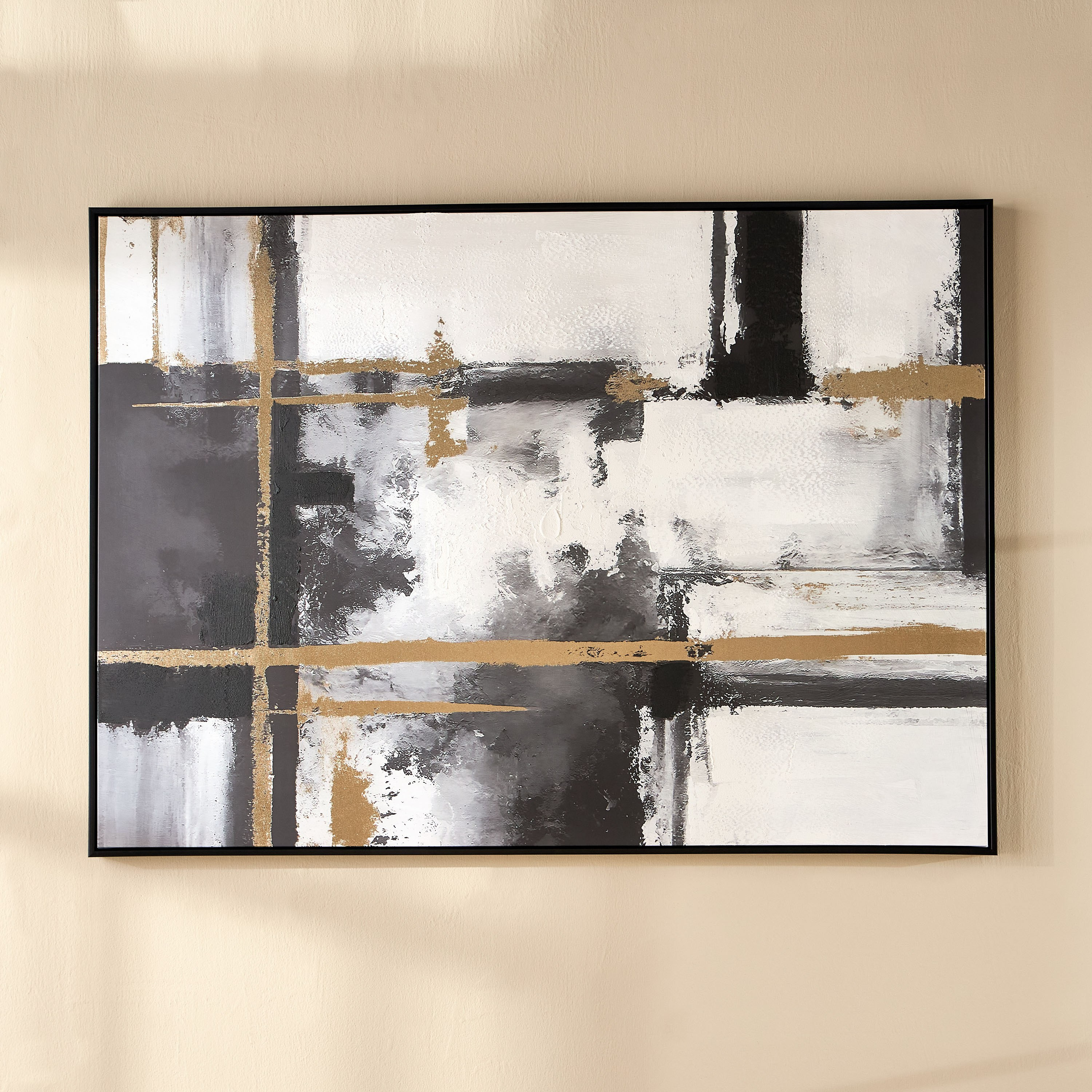 زينة حائط كانفاس مؤطرة - إلينا - 103x143 سم-household-walldecorandmirrors-wallart-image-3