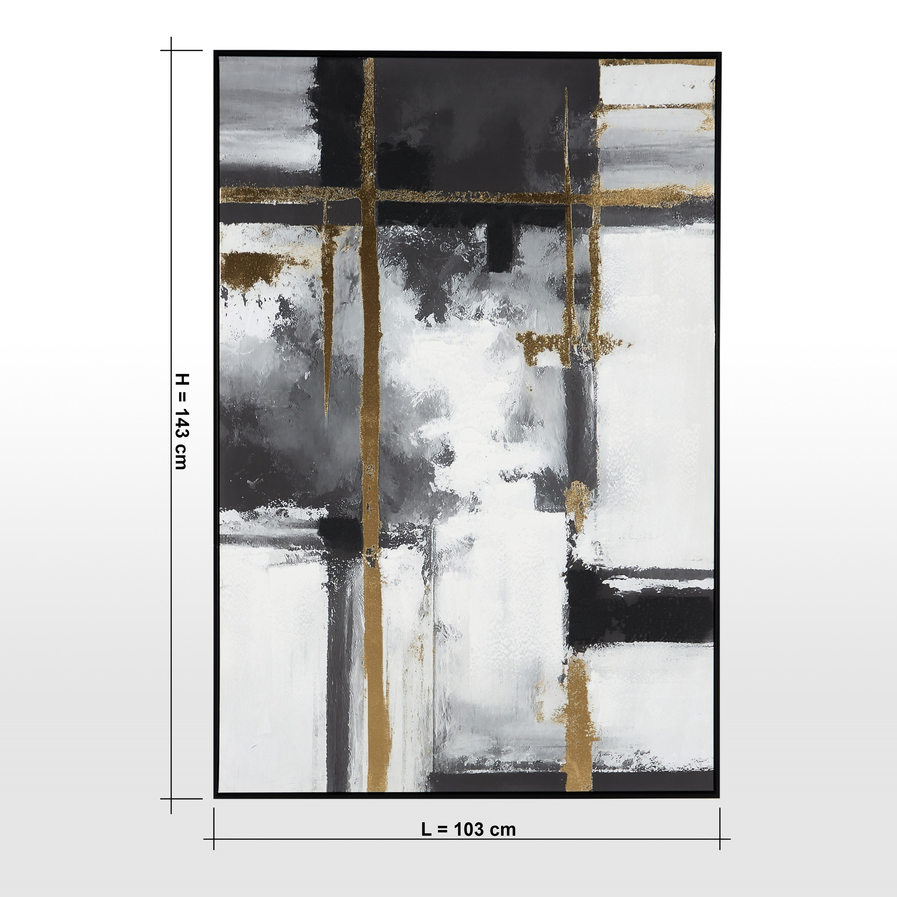 زينة حائط كانفاس مؤطرة - إلينا - 103x143 سم-household-walldecorandmirrors-wallart-image-6