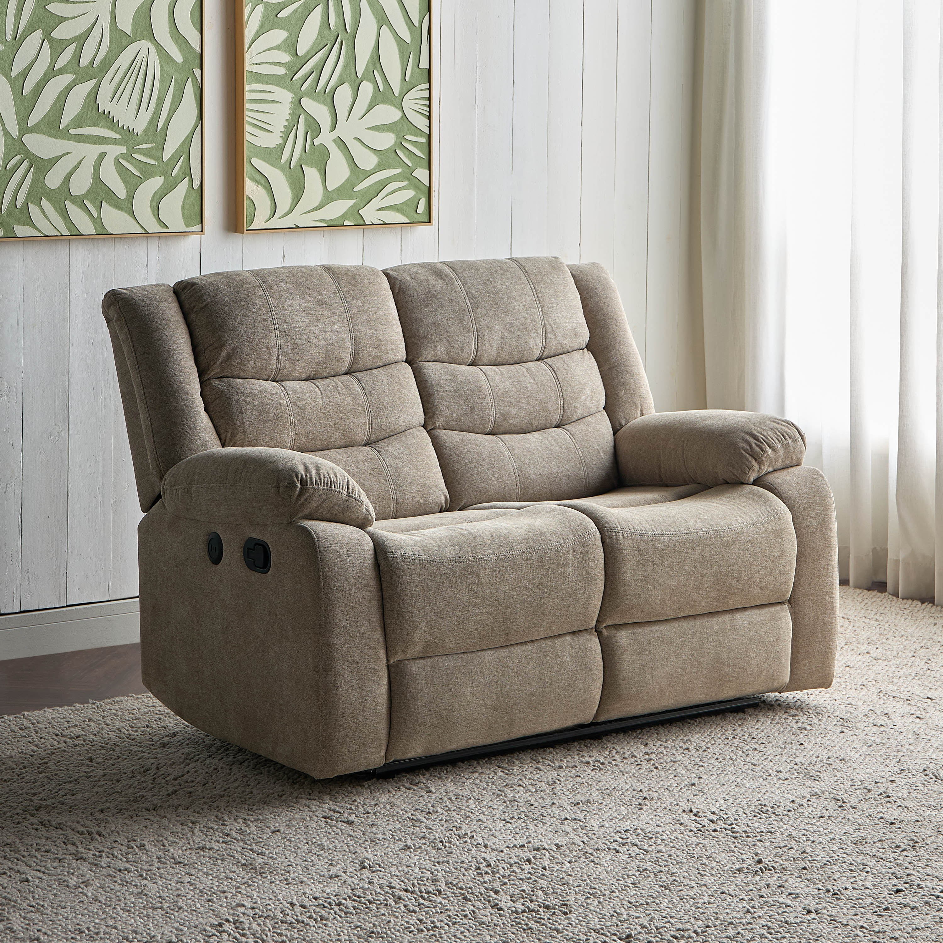 Kayden 2-Seater Fabric Recliner