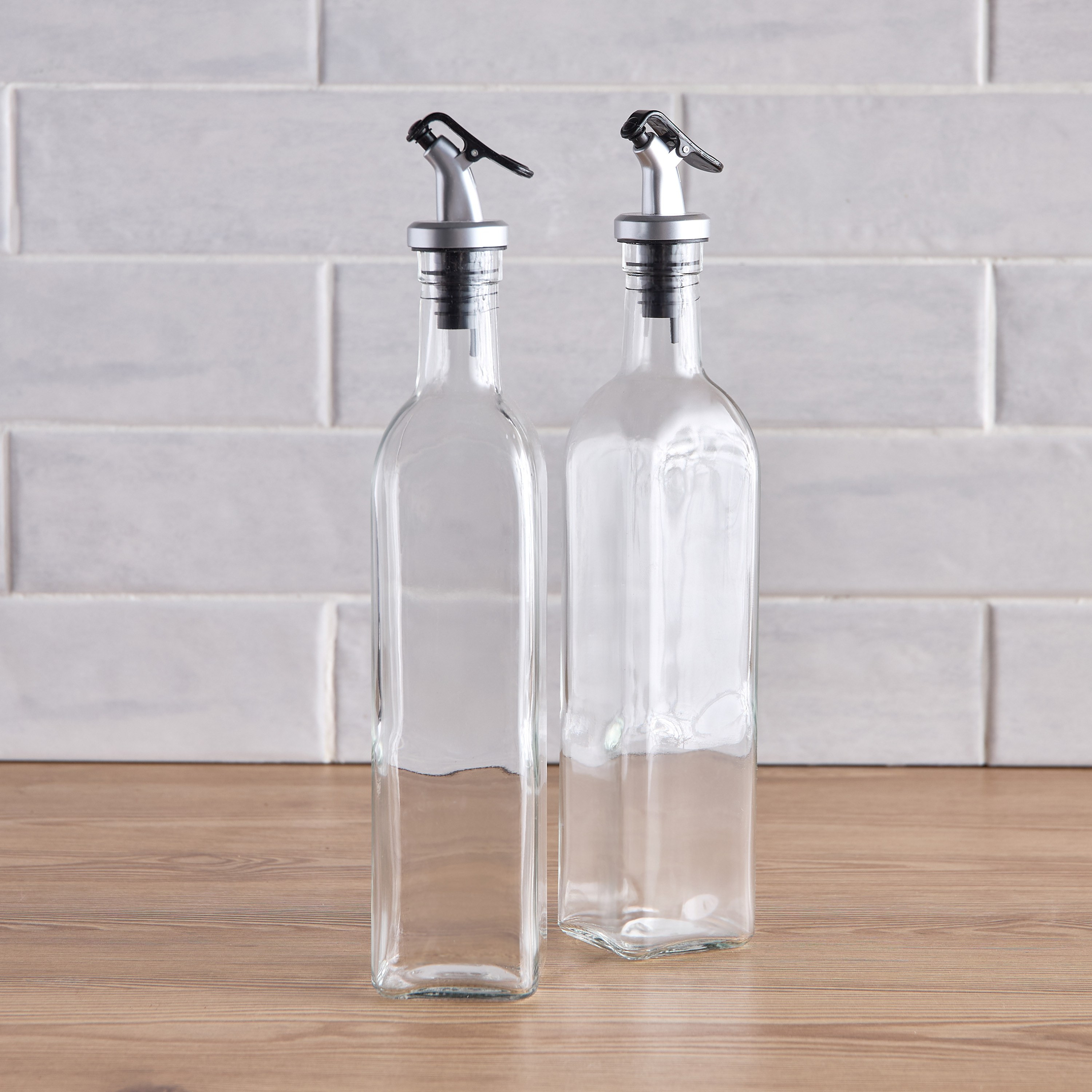 طقم قارورة زيت وخل من قطعتين - أدريا- 500 مل-household-kitchen-foodstorage-oilandvinegar-image-1