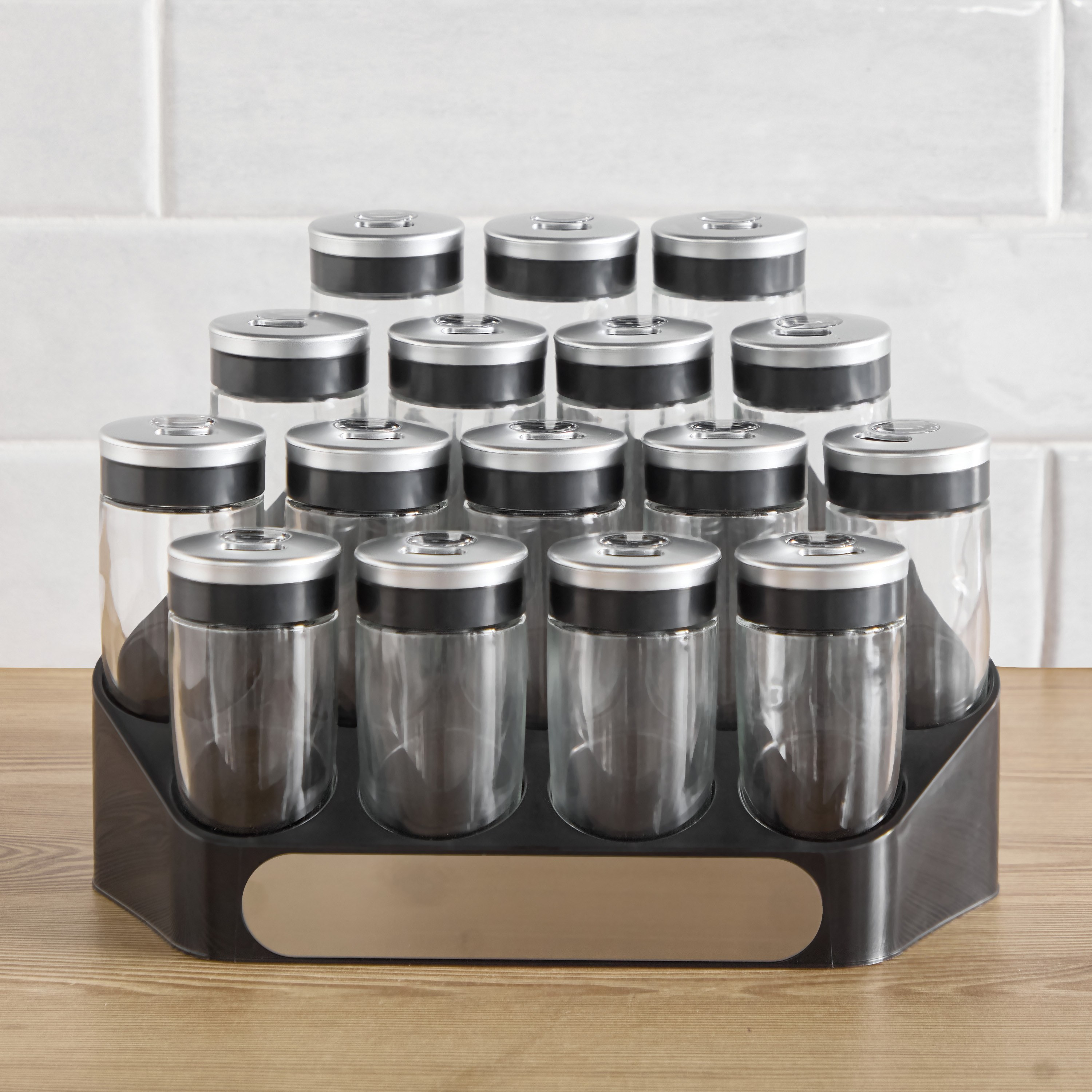 16 piece spice jar set sale