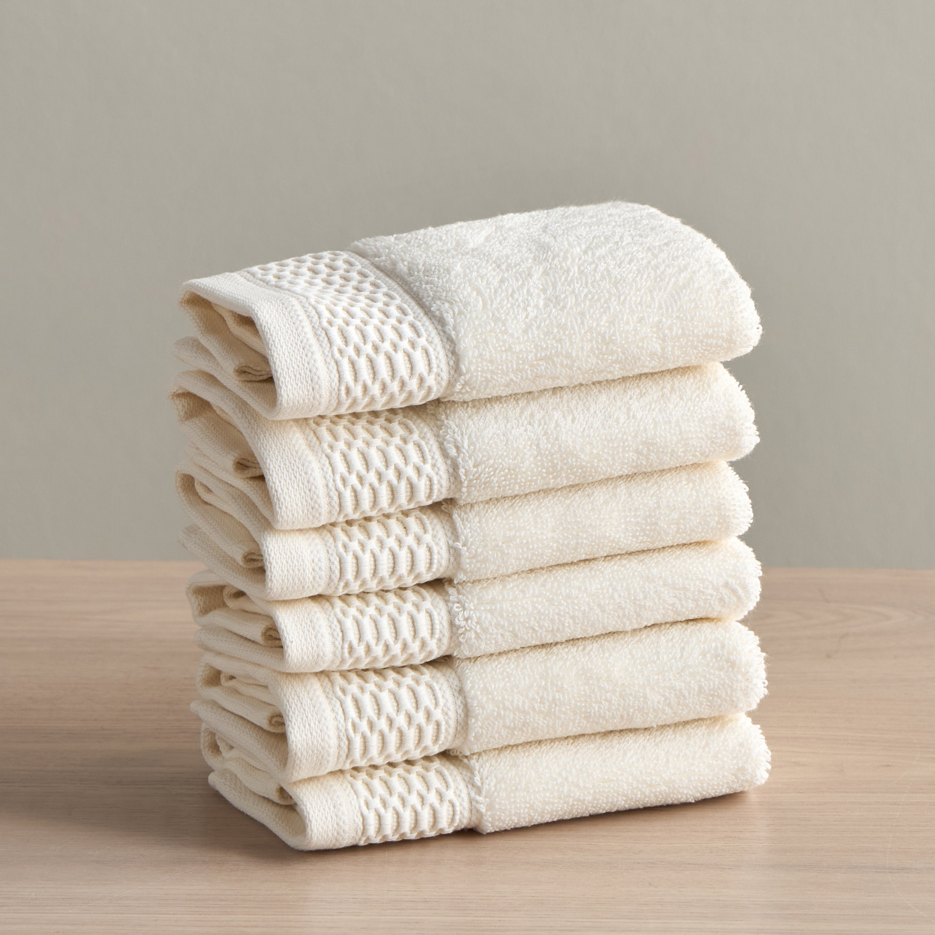 Infinity Luxe 6-Piece 750 GSM Turkish Cotton Fingertip Towel Set - 30x30 cm-household-bathandlaundry-bathlinen-towels-image-1