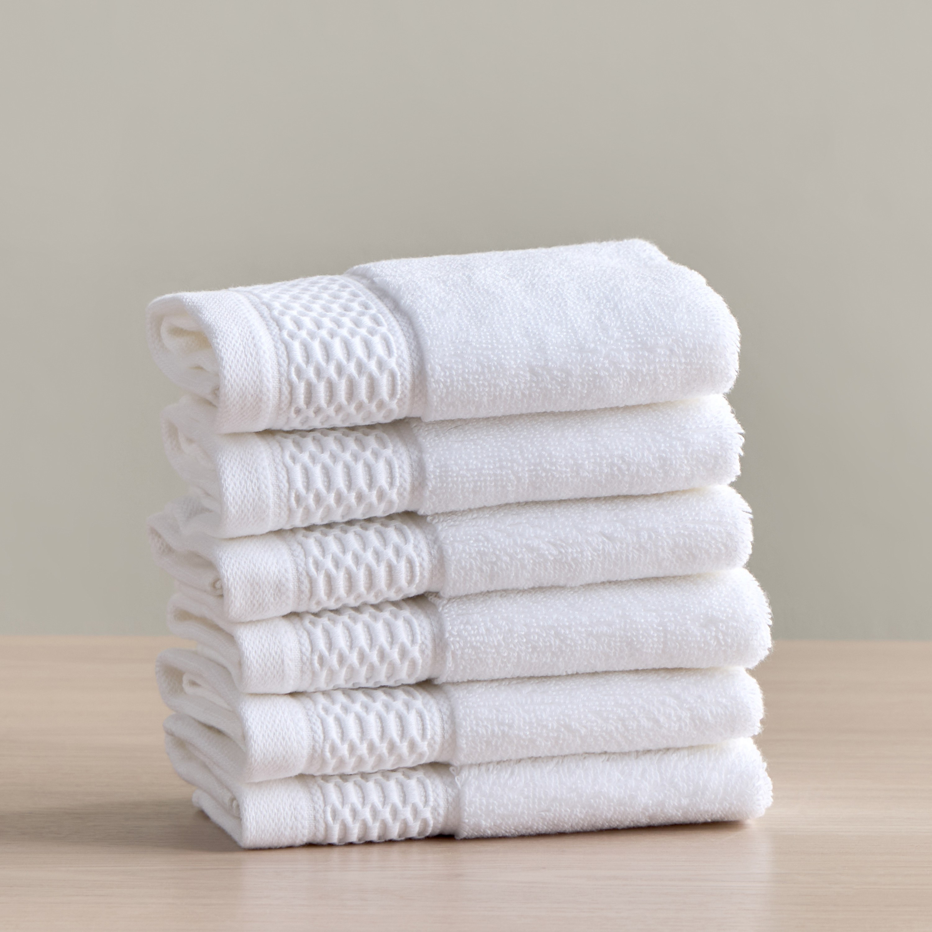 Infinity Luxe 6-Piece 750 GSM Turkish Cotton Fingertip Towel Set - 30x30 cm-household-bathandlaundry-bathlinen-towels-image-1