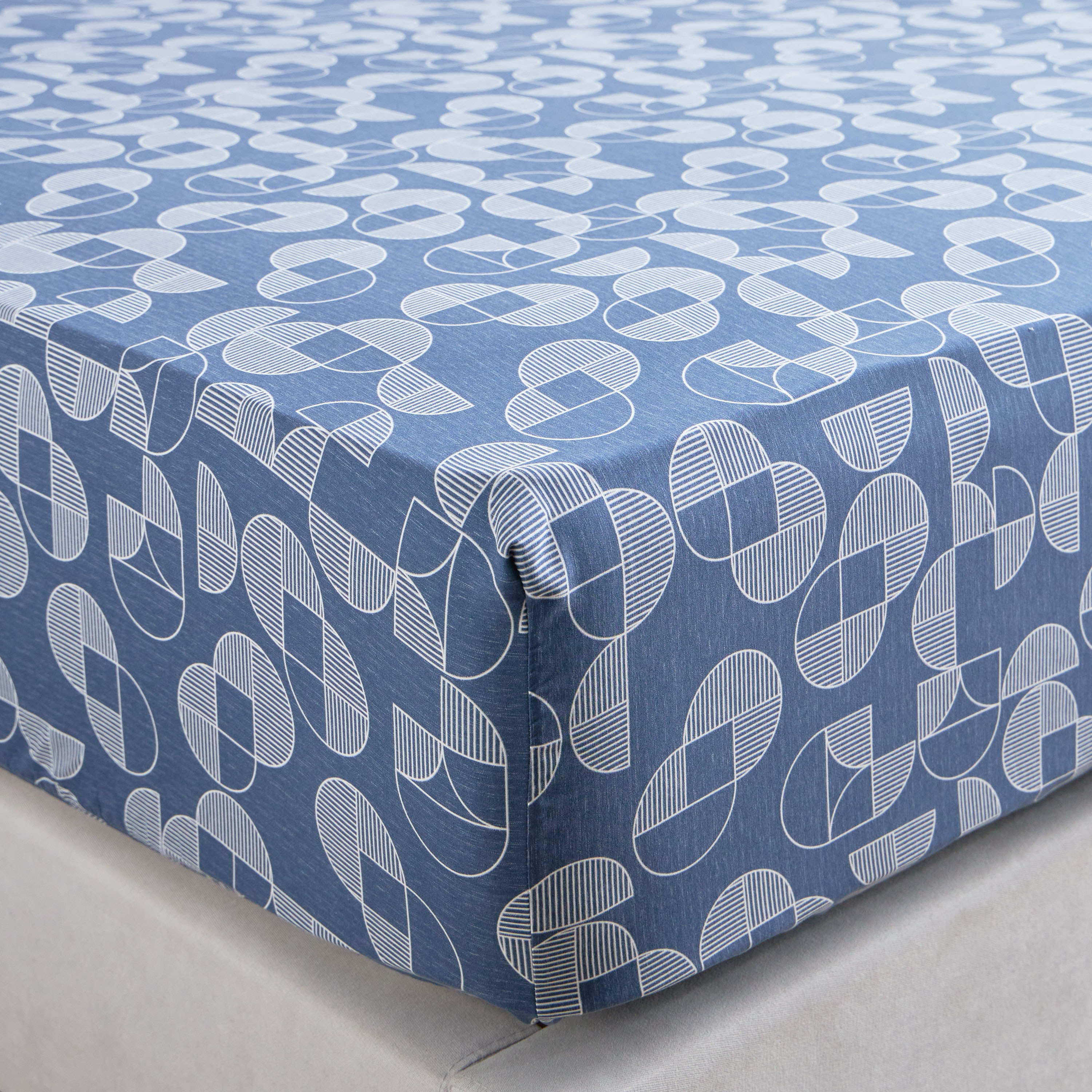 شرشف مطاطي سوبر كينج - أمفورا - 200×205 سم-household-bedding-sheetsandpillowcases-fittedsheets-image-3