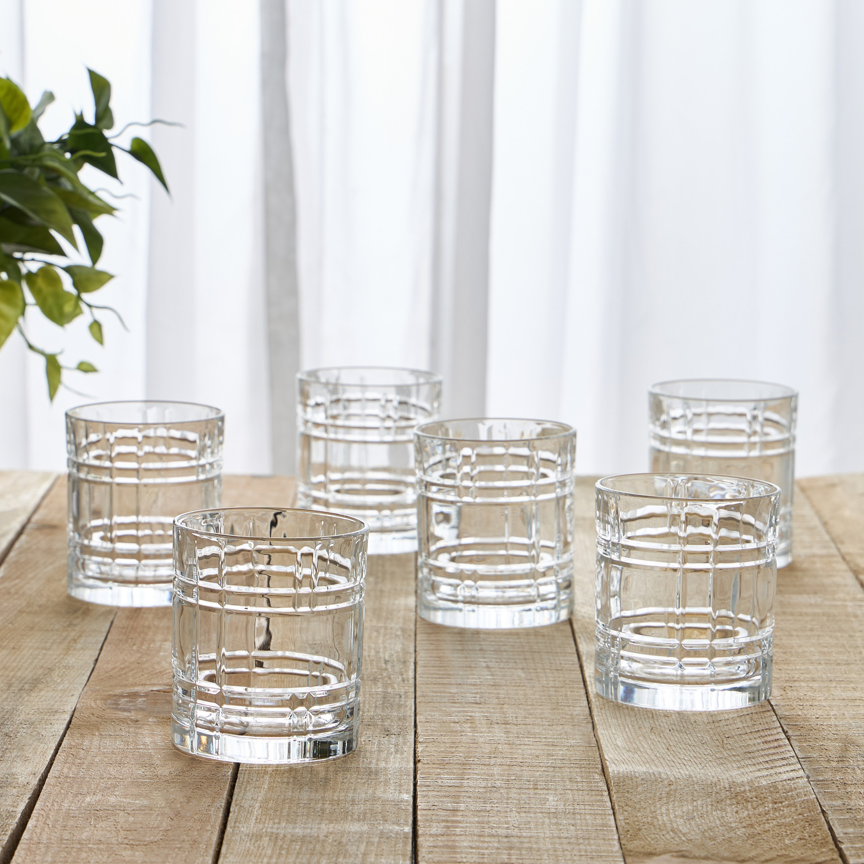 طقم أكواب زجاج دي أو إف 6 قطع - إني- 340 مل-household-dining-glassware-drinkingglasses-image-1