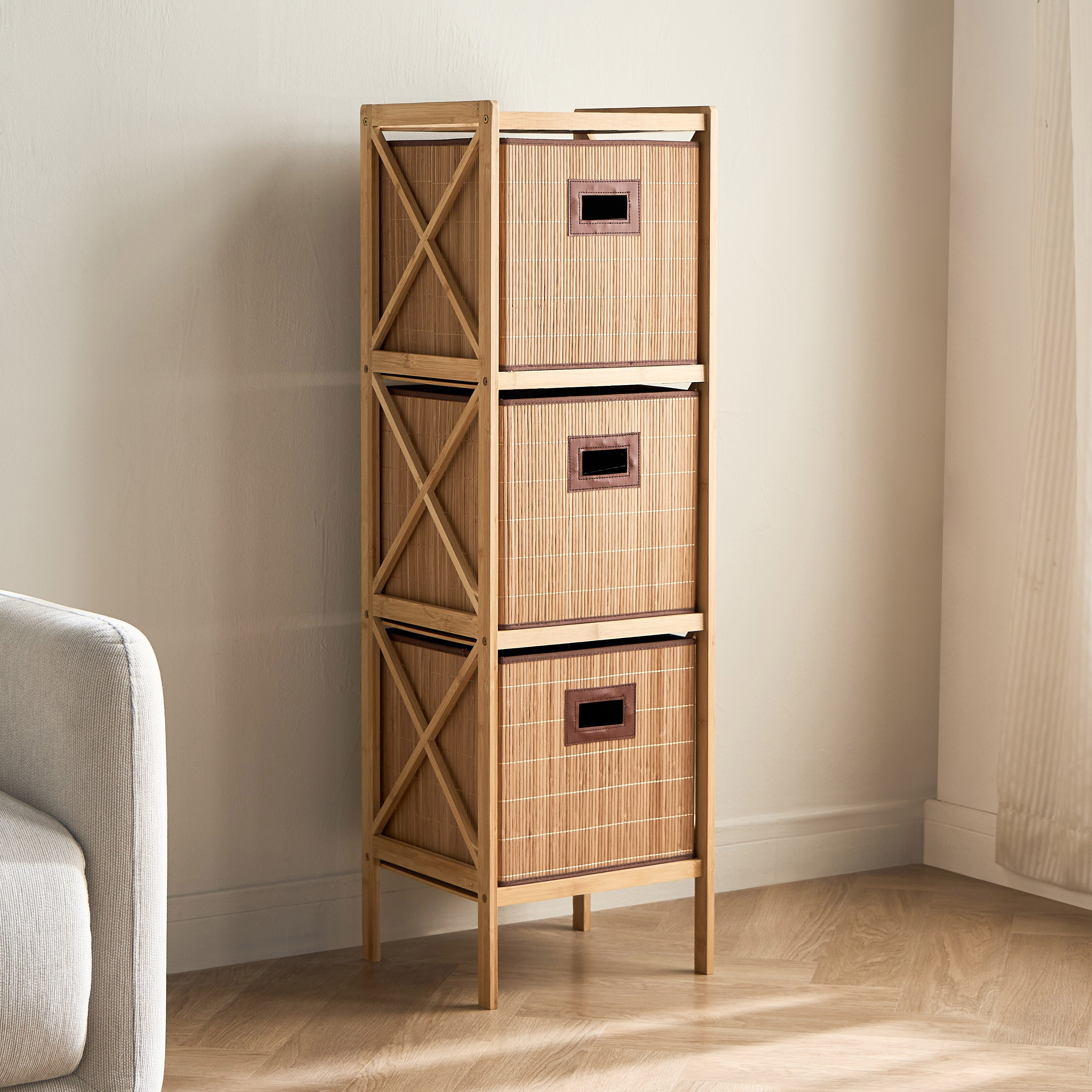 Daniel 3-Tier Storage Rack - 36x119 cm-household-storage-storagesolutions-drawercabinets-image-1