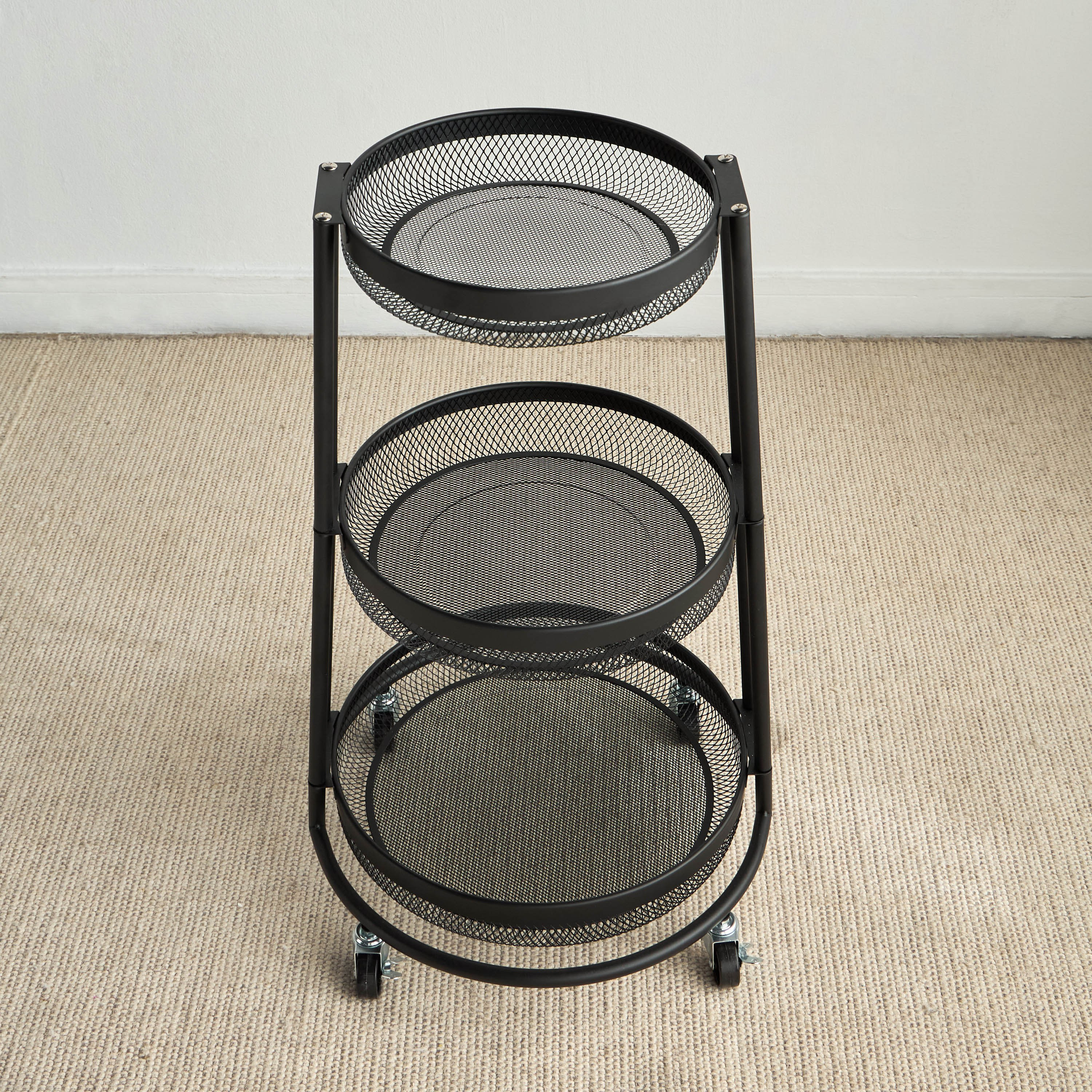 Nordic 3-Tier Kitchen Trolley-household-kitchen-kitchenorganising-kitchentrolleys-image-2
