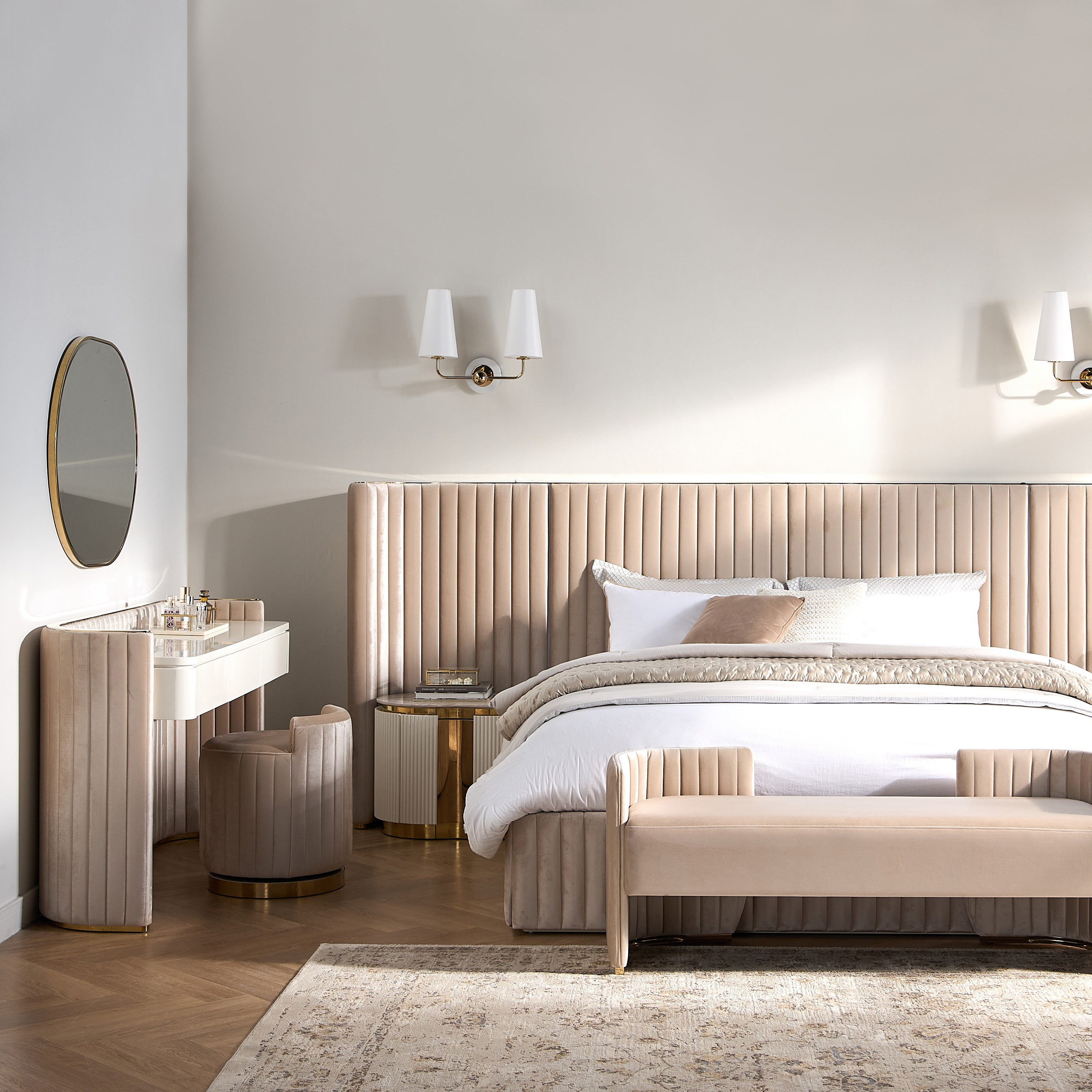 Suzanne 6-Piece King Bedroom Set - 180x200 cm