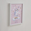 Jules Little Unicorn Framed Canvas Wall Art - 30x40 cm-kids-decorandlighting-decor-wallart-image-2