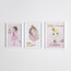 طقم زينة حائط كانفاس مؤطرة 3 قطع بتصميم أميرة صغيرة- 30x40 سم-kids-decorandlighting-decor-wallart-image-6
