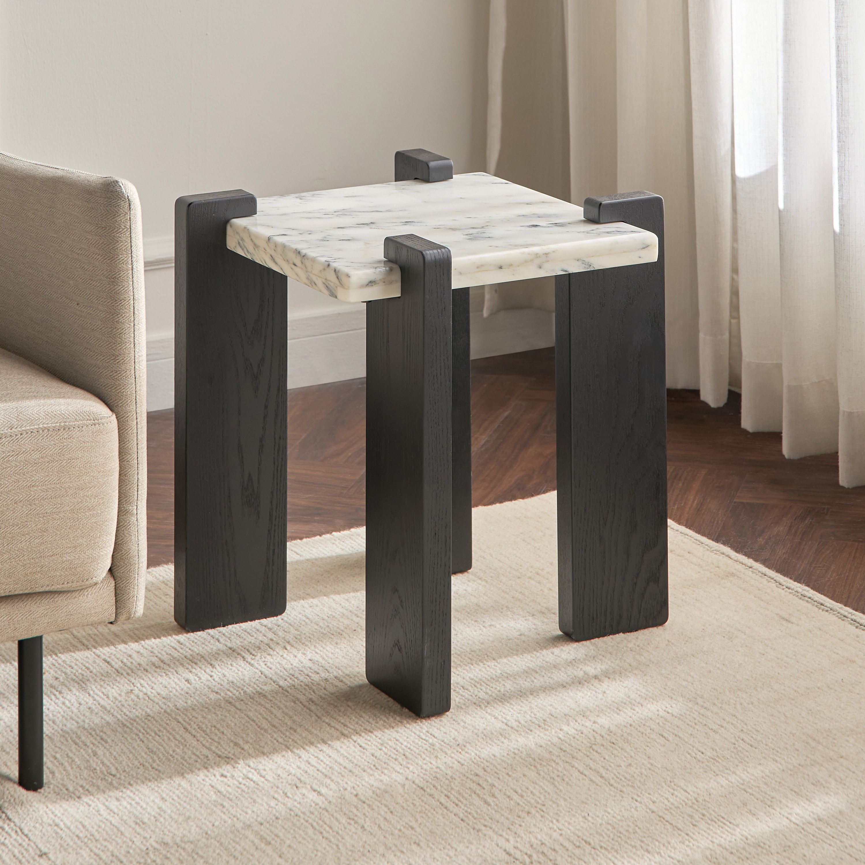 Santiago Marble Top Side Table