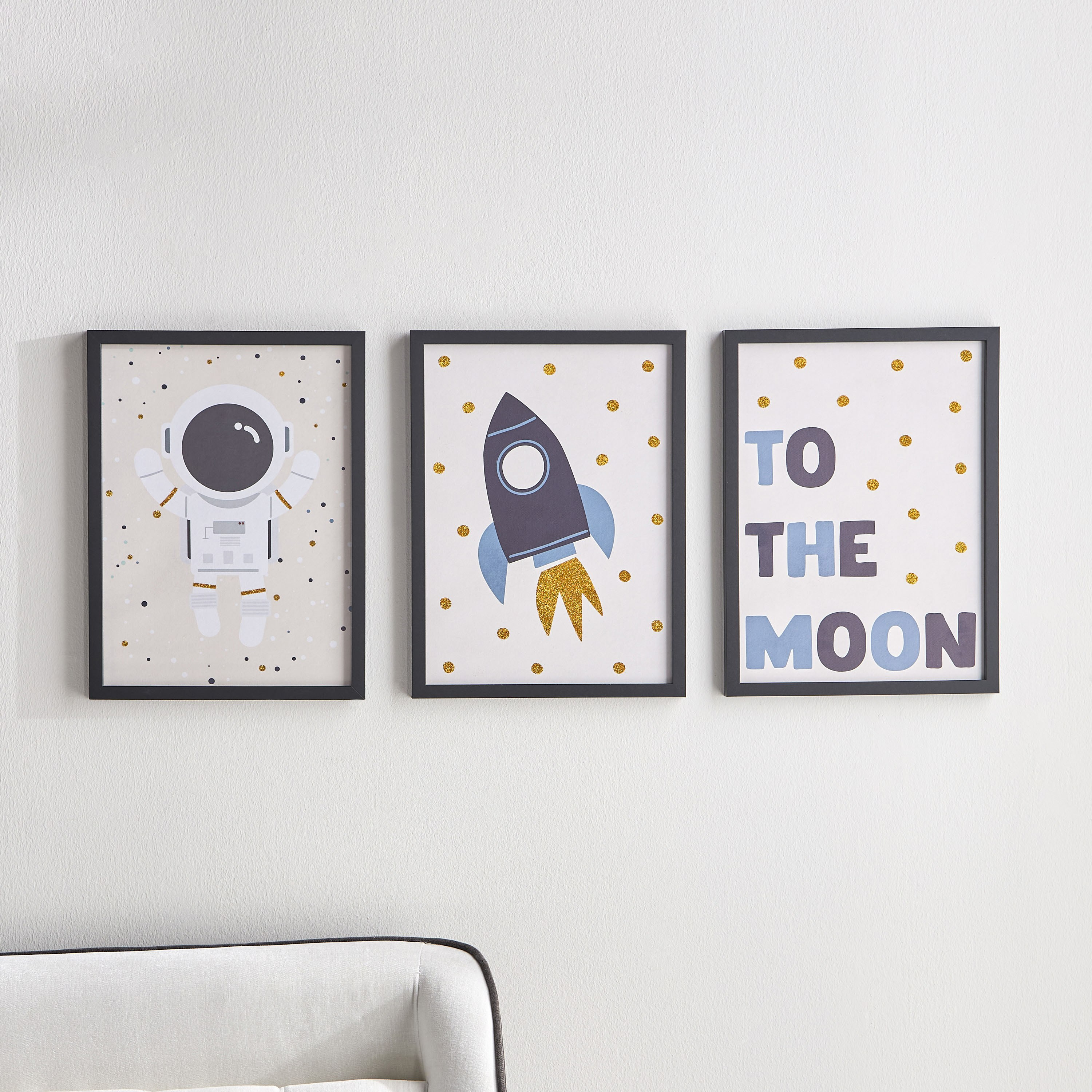 Ben 3-Piece Framed Canvas Wall Art Set - 30x40 cm