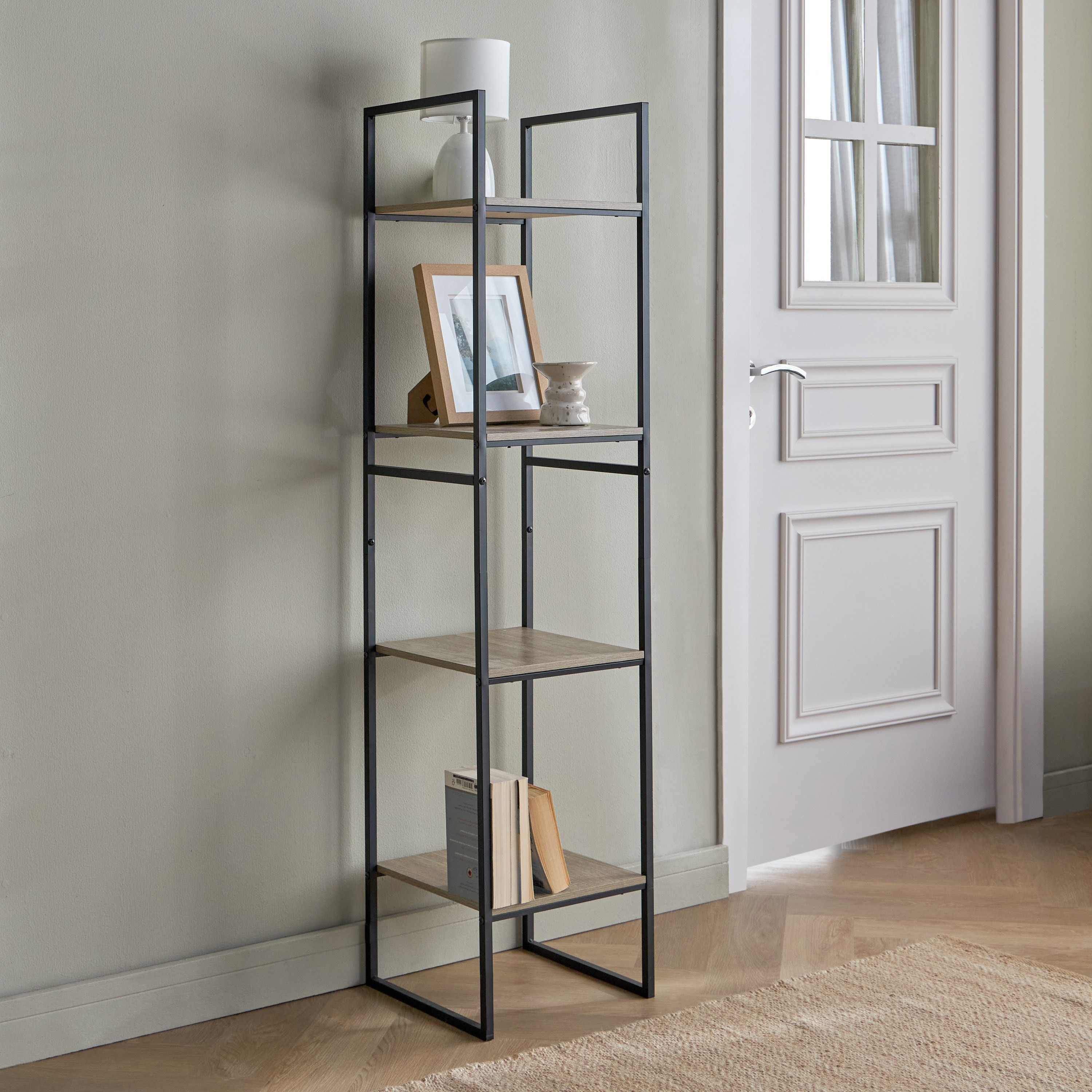 Brody 4-Tier Storage Rack - 35x35 cm-household-storage-storagesolutions-storageracks-image-1