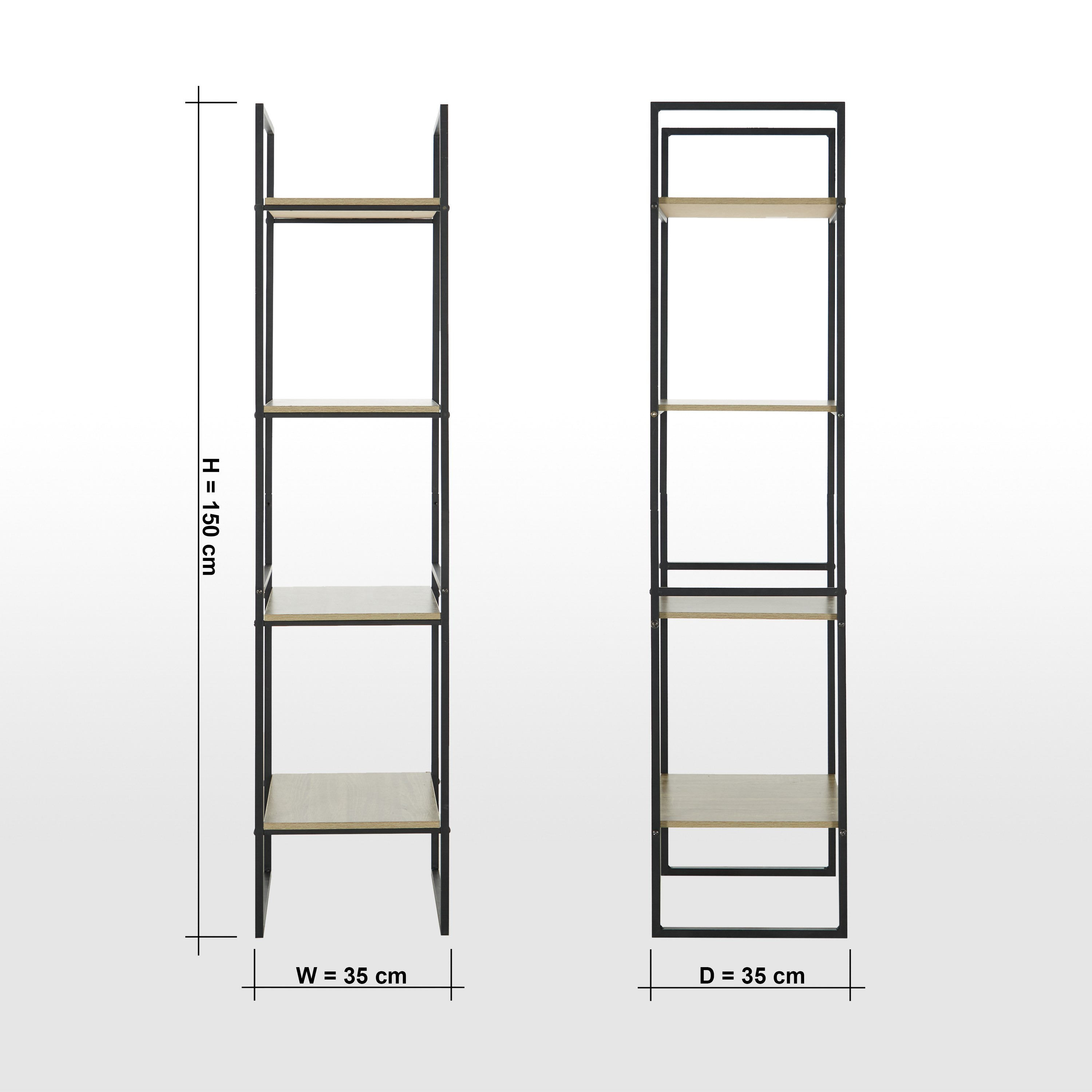 Brody 4-Tier Storage Rack - 35x35 cm-household-storage-storagesolutions-storageracks-image-6