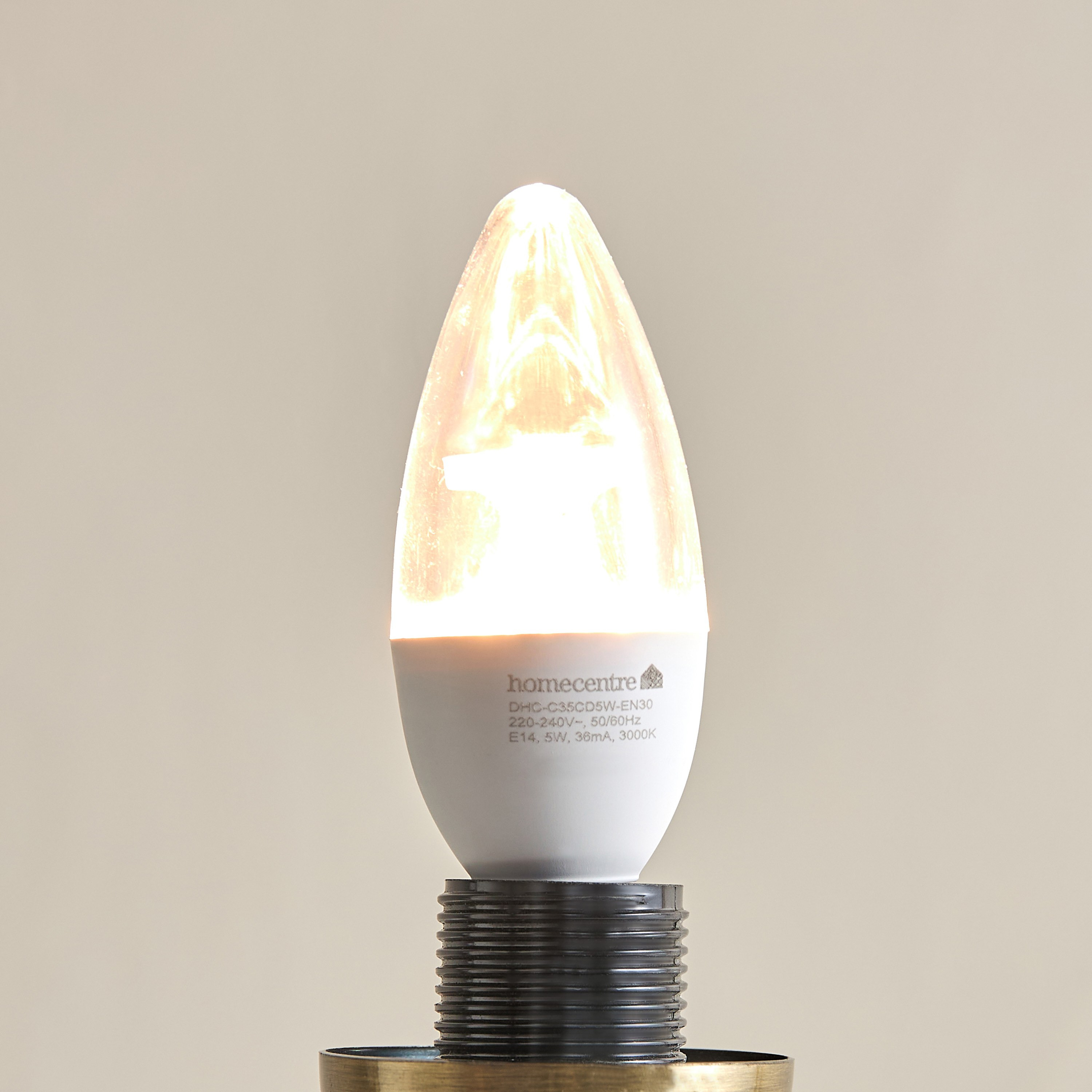 LED Candle Bulb - E14 5W 3000 Lumen Warm White-household-lighting-bulbsandbatteries-bulbs-image-3