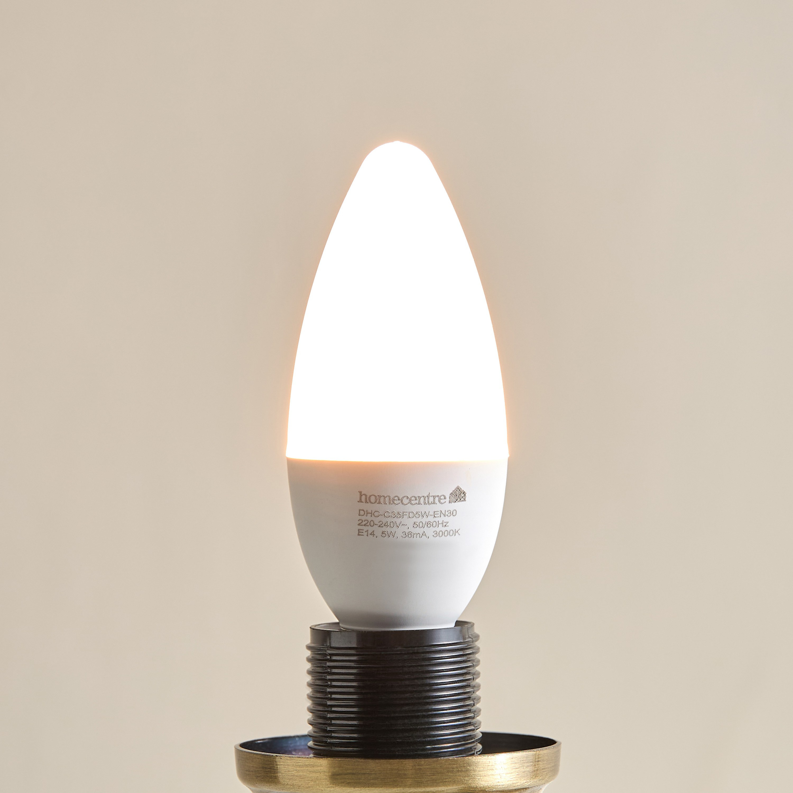 LED Candle Bulb - E14 5W 3000 Lumen Warm White-household-lighting-bulbsandbatteries-bulbs-image-3