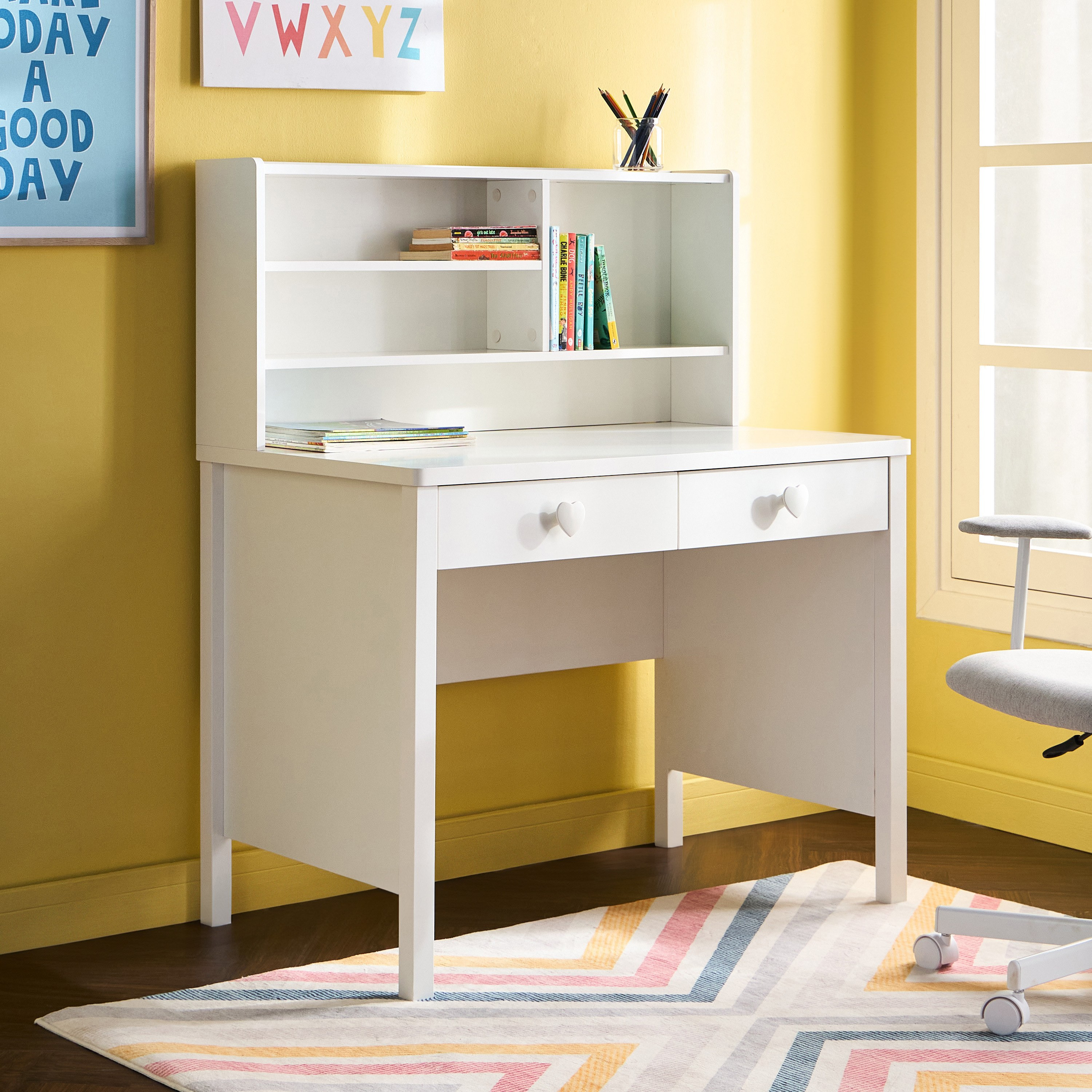 مكتب دراسة بمساحة تخزين - هايلي-babyandkids-roomfurniture-studydesks-image-1