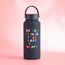 Slogan Print Double Walled Stainless Steel Bottle - 1 L-binpromo_ALLBANKS_OMN_14032025-image-1