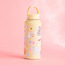 Slogan Print Double Walled Stainless Steel Bottle - 1 L-babyandkids-schoolessentials-waterbottles-image-1