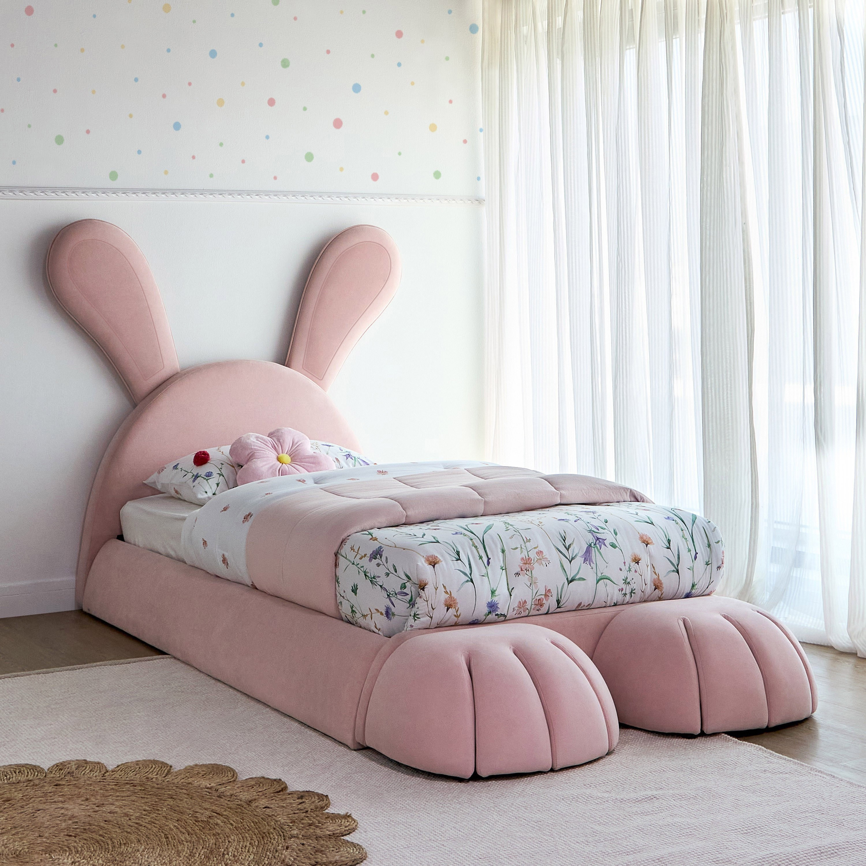 Bobby Bunny Twin Bed - 90x200 cm