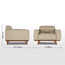 مقعد جلد بمساند ذراعين - مورانو-furniture-sofaandseating-armchairs-image-1