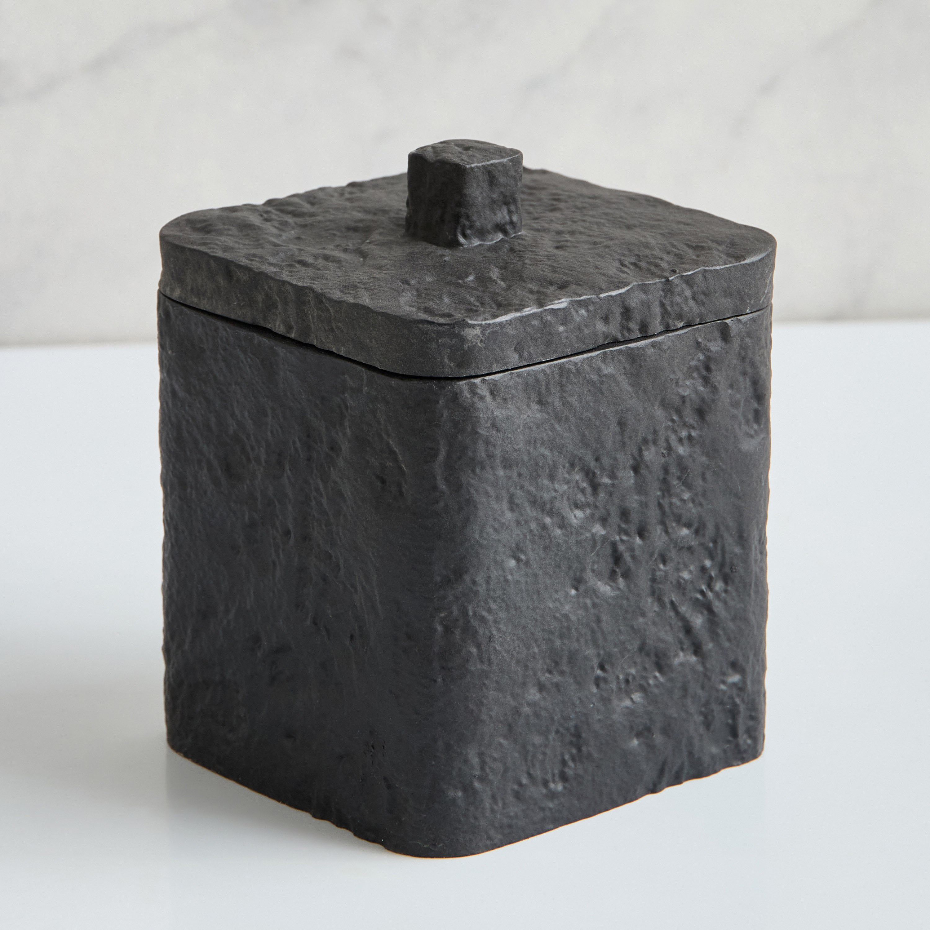 Basalt Cotton Jar-household-bathandlaundry-bathaccessories-tissueboxesandcottonjars-image-1