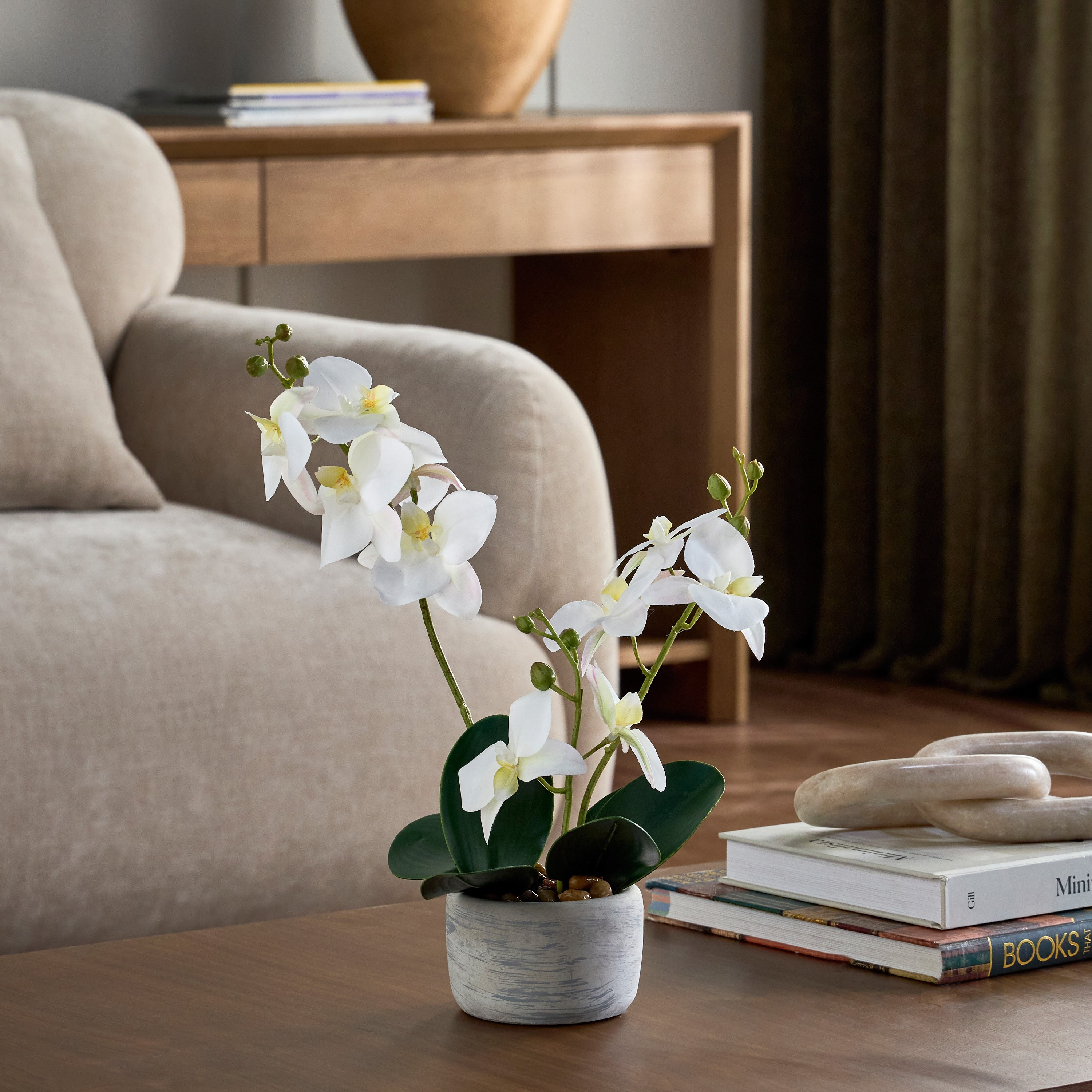 Orchid Plant in Pot - 46 cm-household-gardenandoutdoor-artificialflowersandplants-flowers-image-4