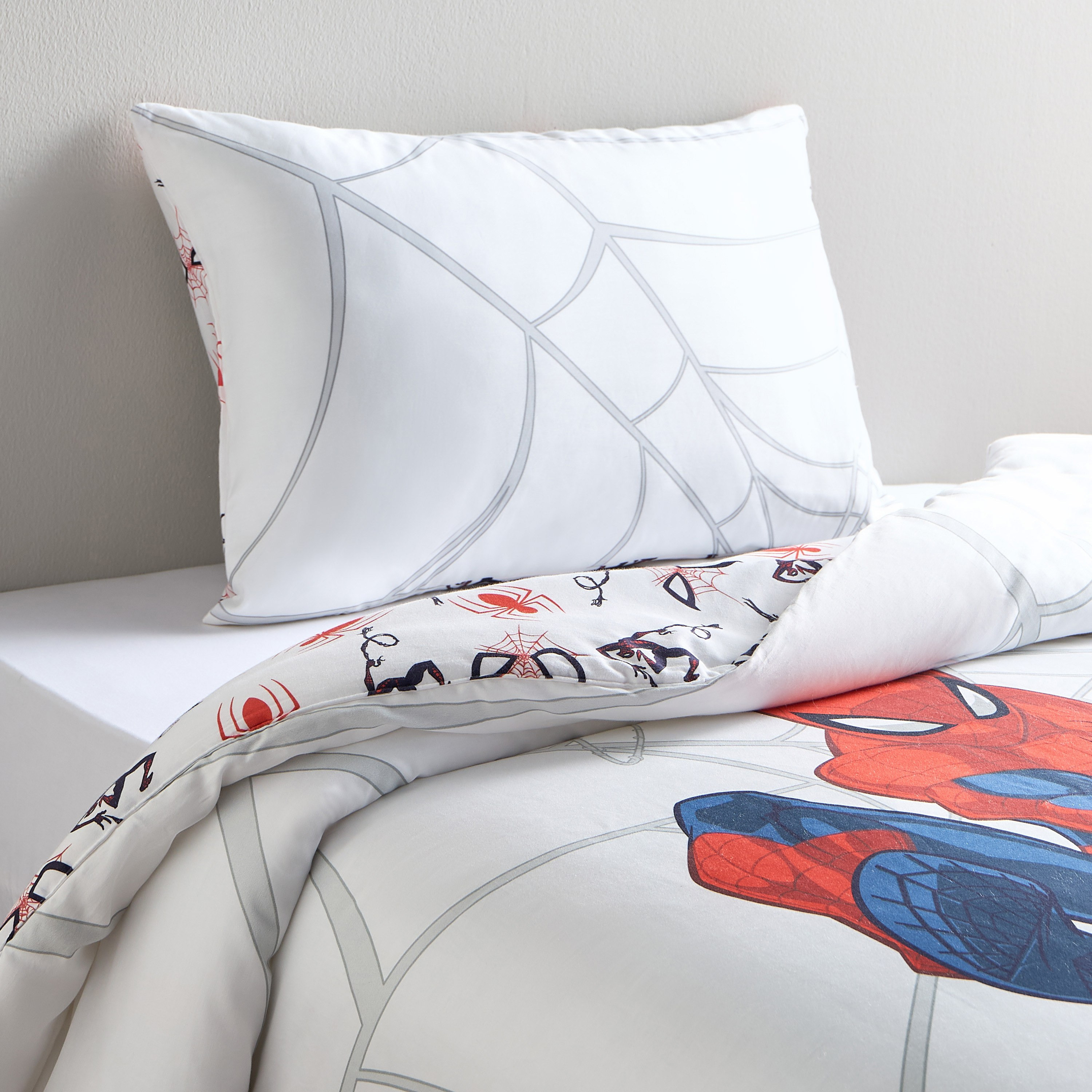 Full size spiderman comforter set hotsell