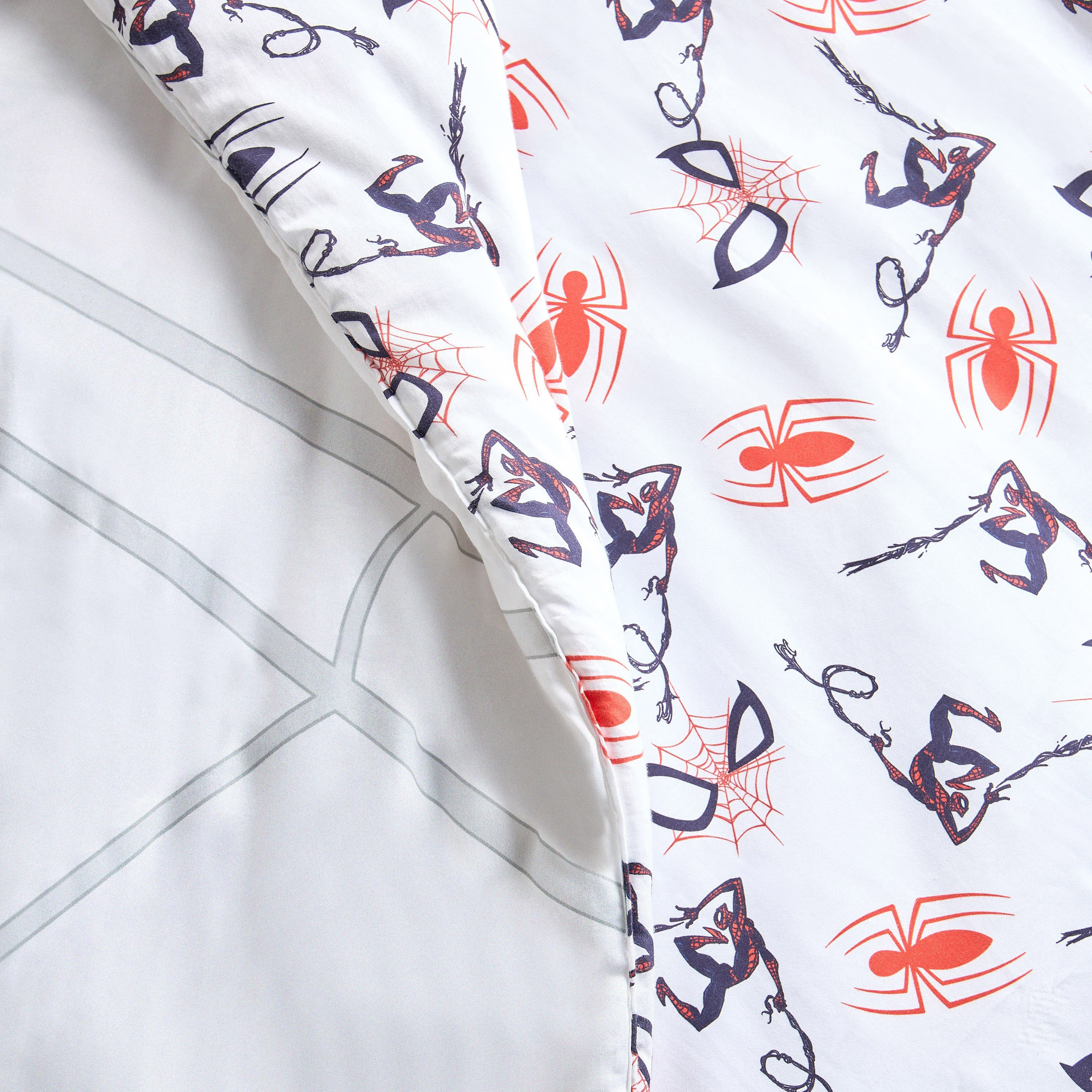 Spider-Man Cotton 2-Piece Full Comforter Set - 160x220 cm-babyandkids-beddingandwindows-bedding-comforters-image-3