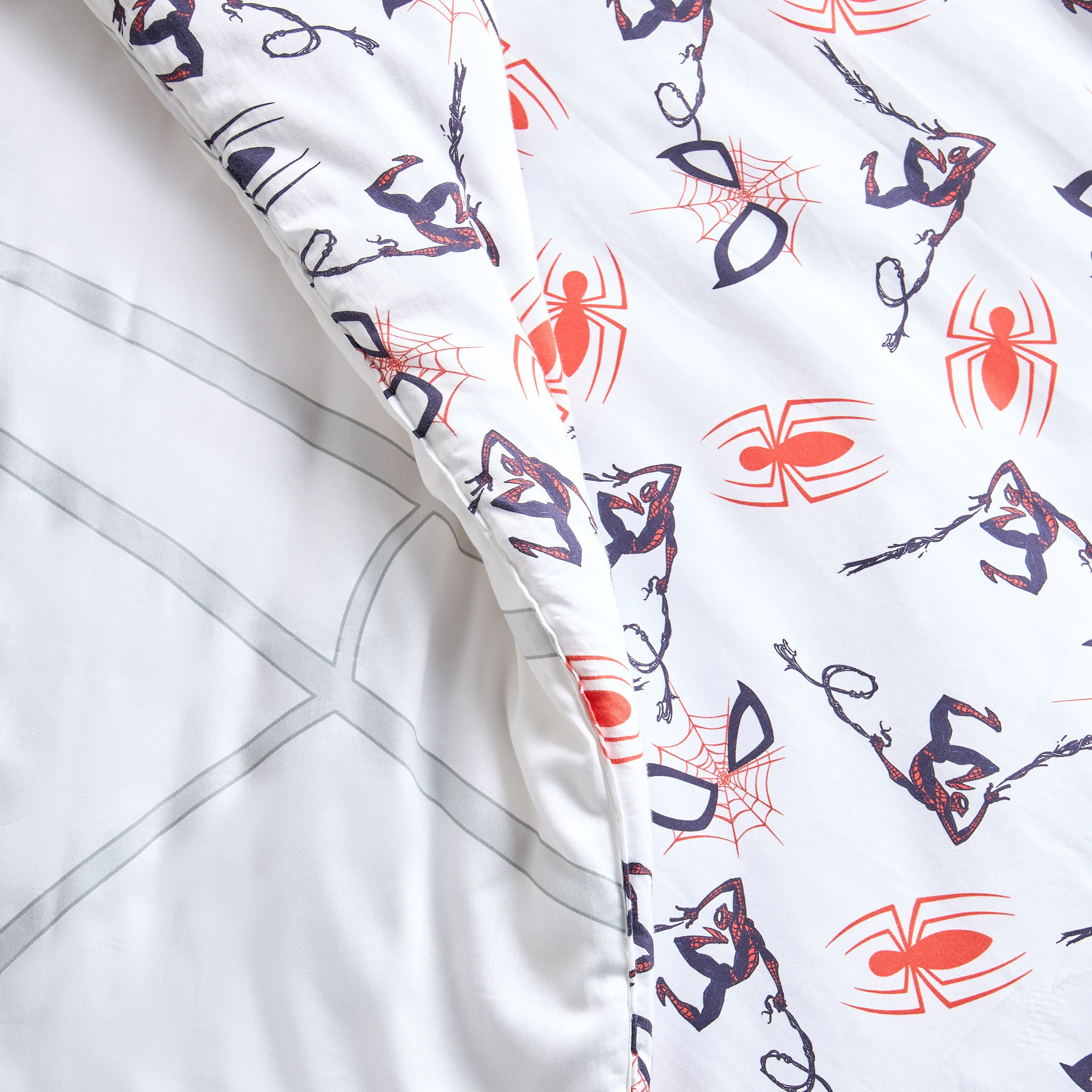 Spider-Man Cotton 2-Piece Single Duvet Cover Set - 135x200 cm-kids-beddingandwindows-bedding-duvetcovers-image-3
