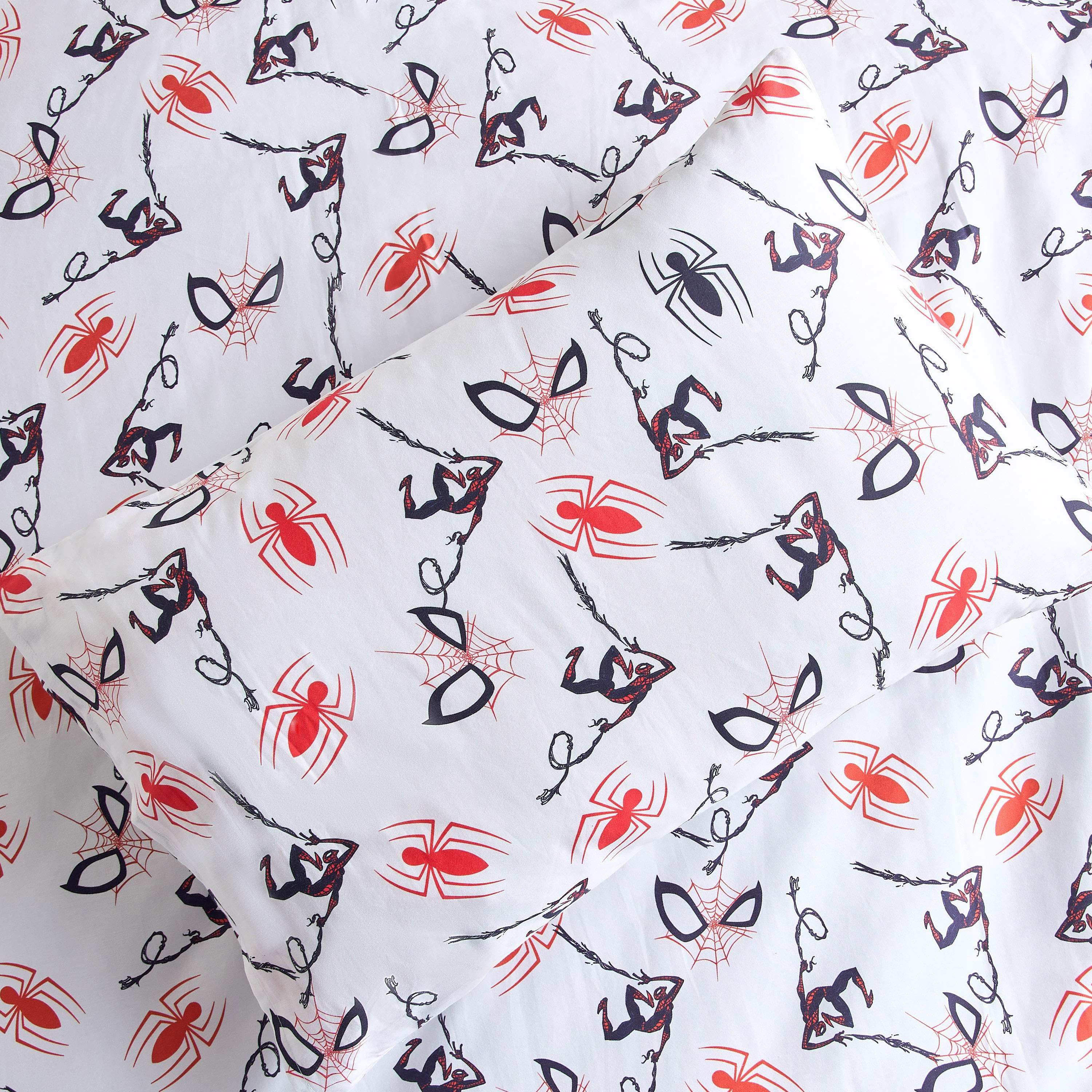 Spider-Man Cotton 2-Piece Single Duvet Cover Set - 135x200 cm-kids-beddingandwindows-bedding-duvetcovers-image-4