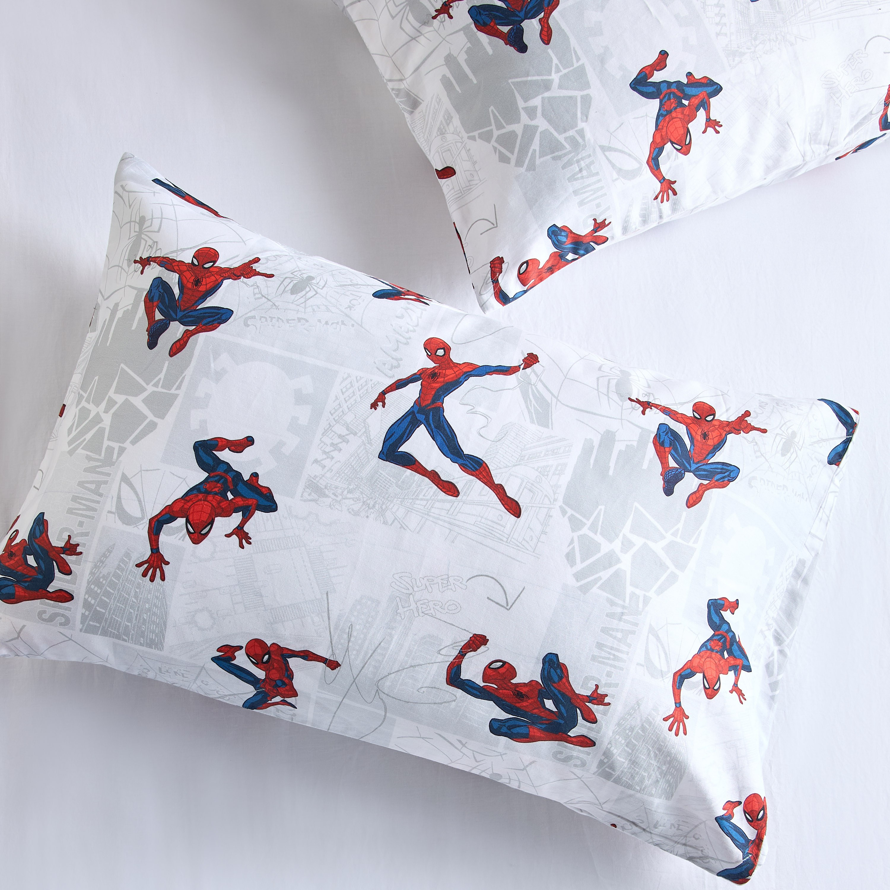 Spider-Man 2-Piece Cotton Pillowcase Set - 50x75 cm-kids-beddingandwindows-bedding-pillowcases-image-2