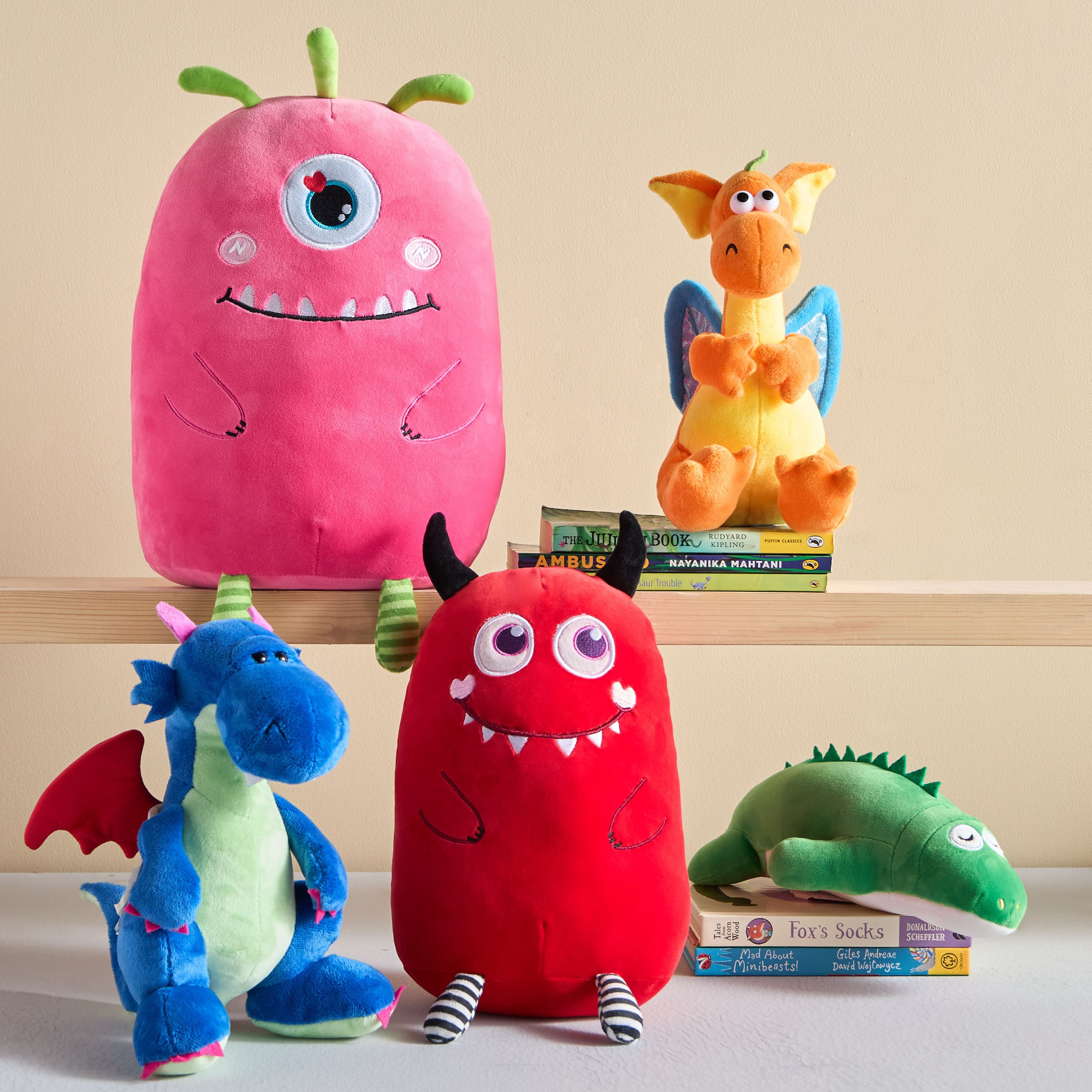 لعبة دراجون روز مخمليّة - 25 سم-babyandkids-toys-softtoys-image-4