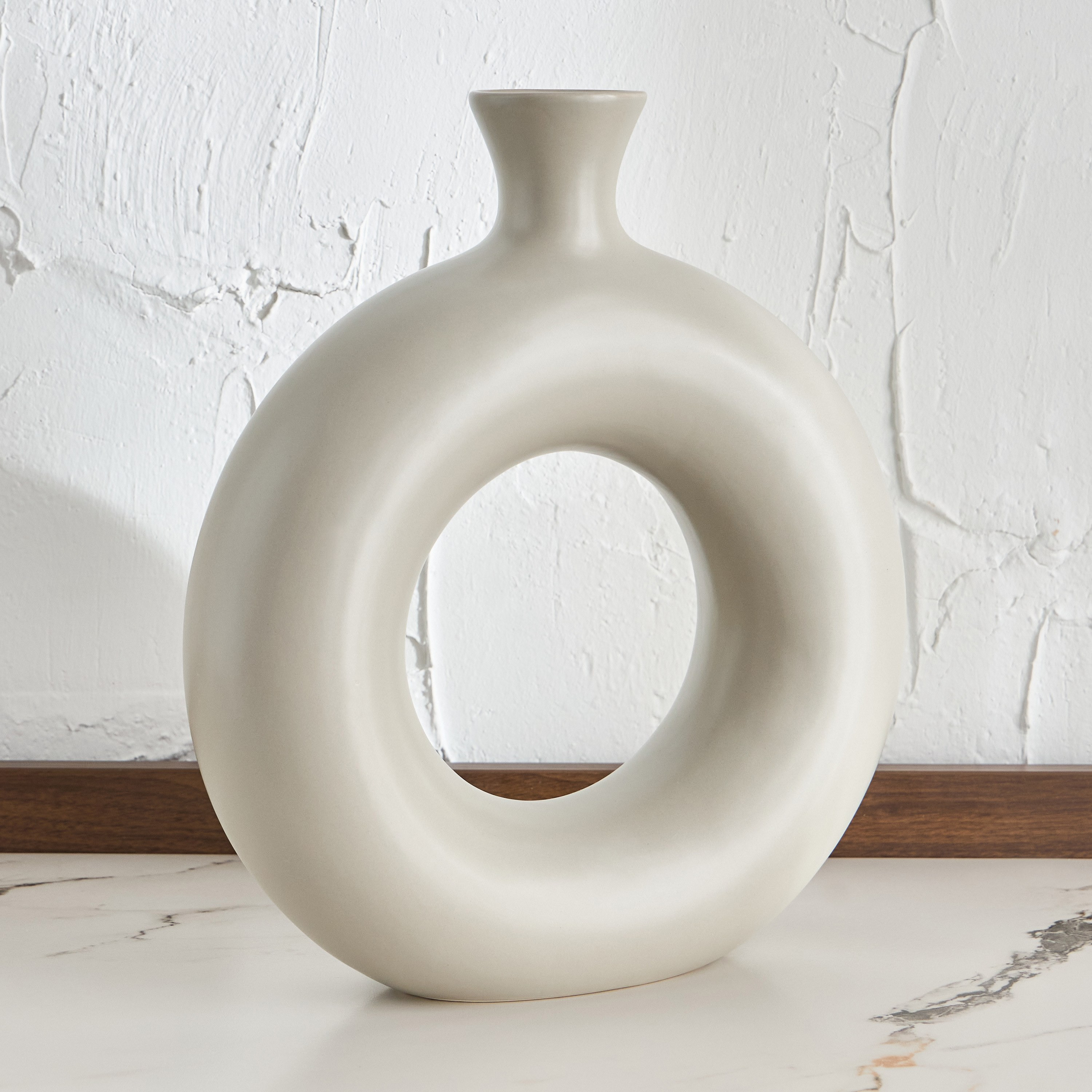 مزهرية سيراميك - رين - 39 سم-household-decor-vasesandbowls-image-1